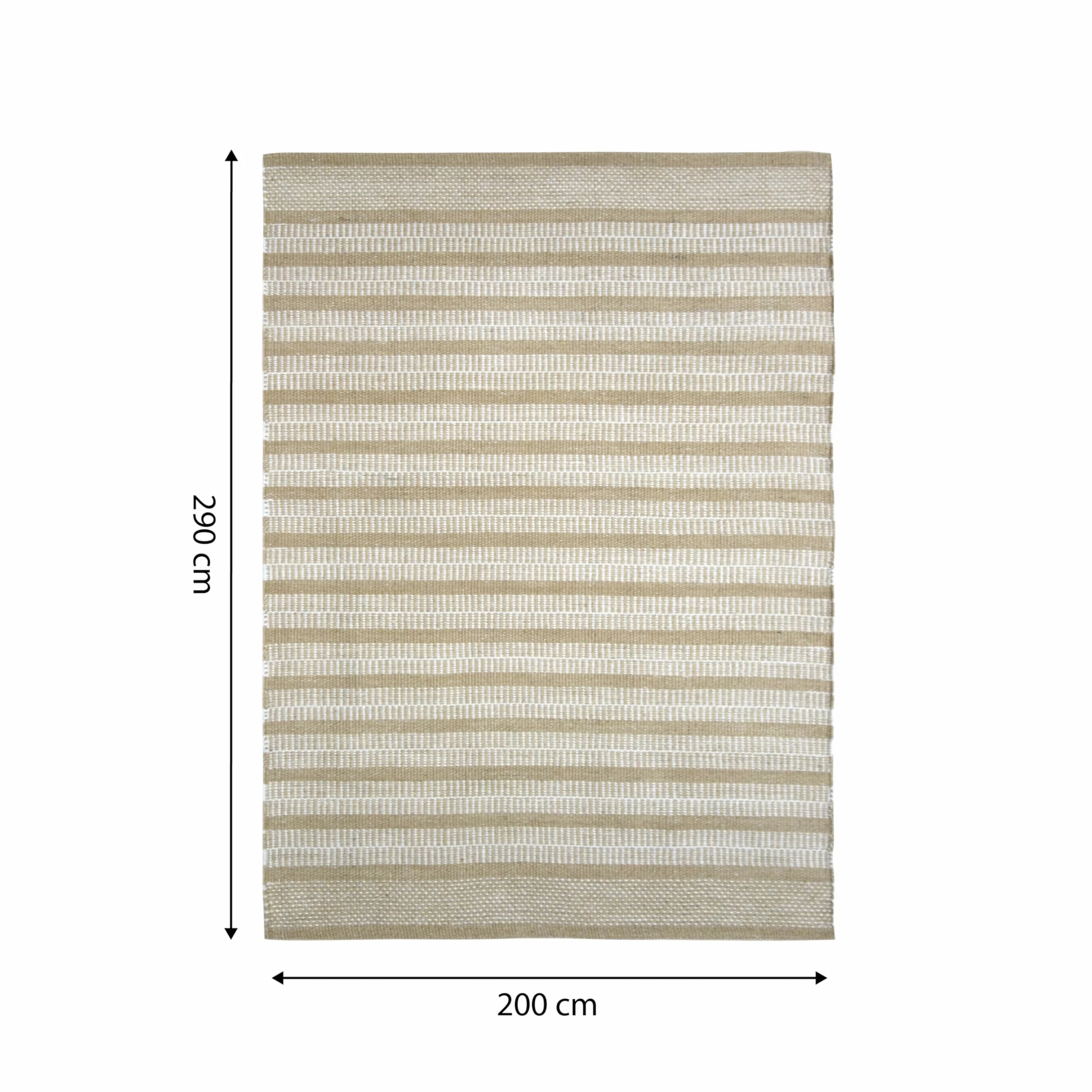 AXI Aruba D'Extérieur, Rectangulaire, Jaune, 200X290 Cm/Épaisseur : 5 Mm - Tapis Jardin Extérieur/Intérieur - Tapis Balcon Fabriqué À Partir De Bouteilles en Pet Recyclées