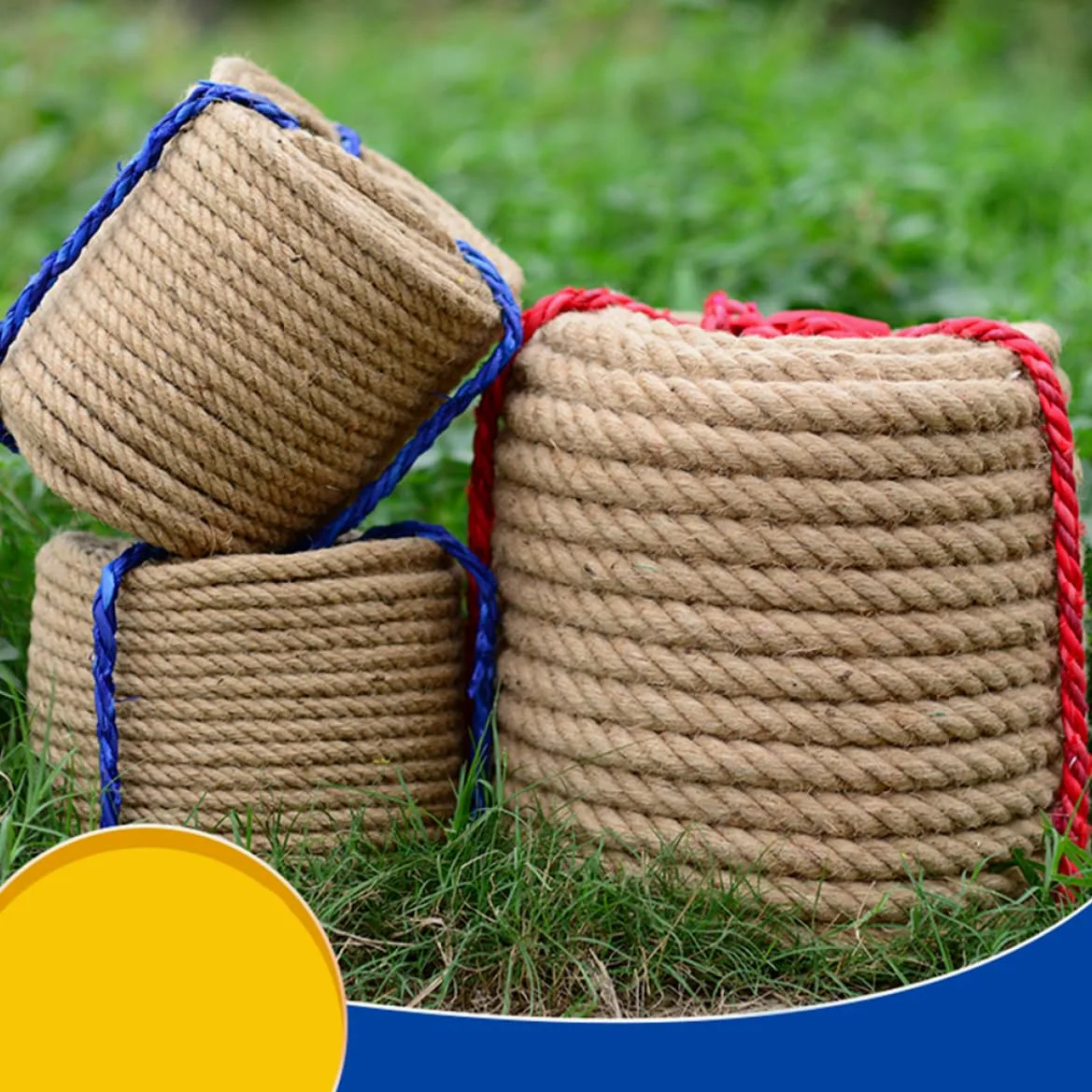 Mikikit Corde De Jute Épaisse Naturelle De 30 M Diamètre 8 Mm Solide pour Lartisanat Lemballage De Noël La Fleuristerie Et Le Regroupement