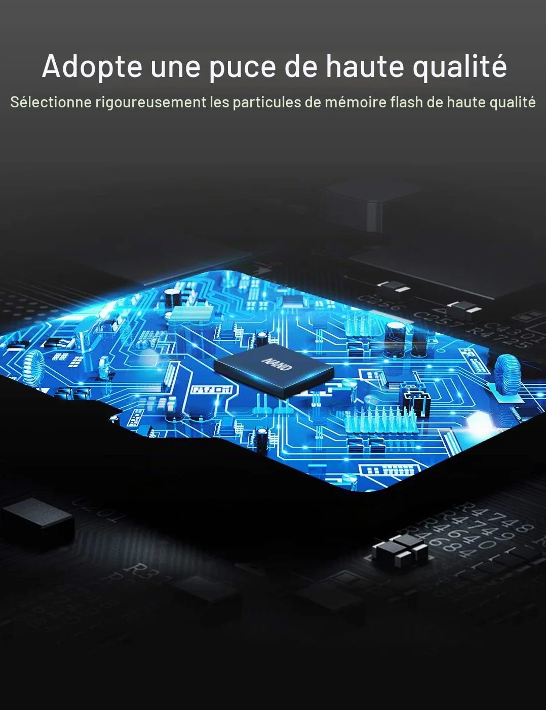 Netac 64GB Carte Mémoire TF Card UHS-I C10 U3 A1 V30 100/30MB/s Haute Vitesse