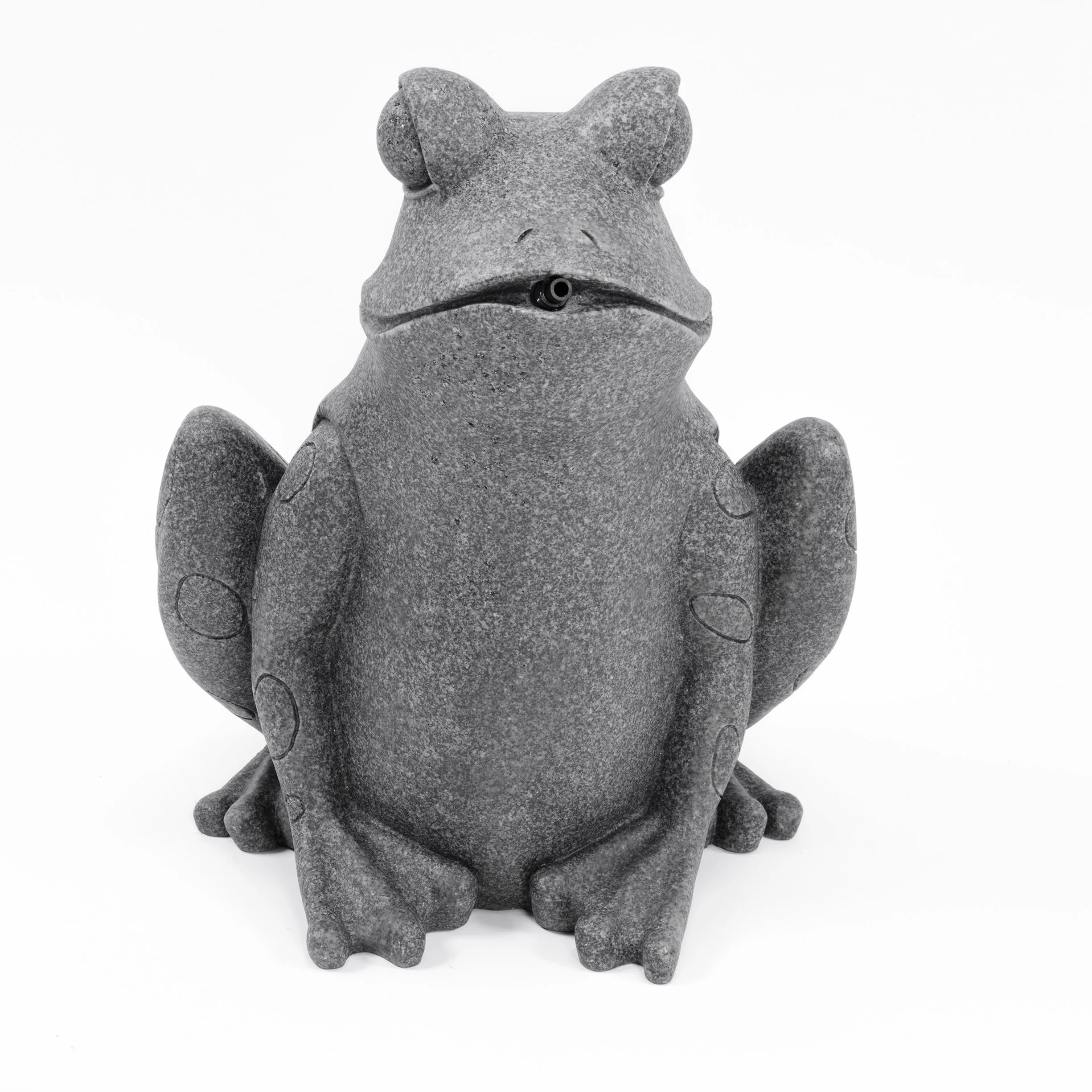 Esotec Kit gargouille solaire grenouille assise pompe solaire statue de jardin fontaine extérieure hauteur 30 cm