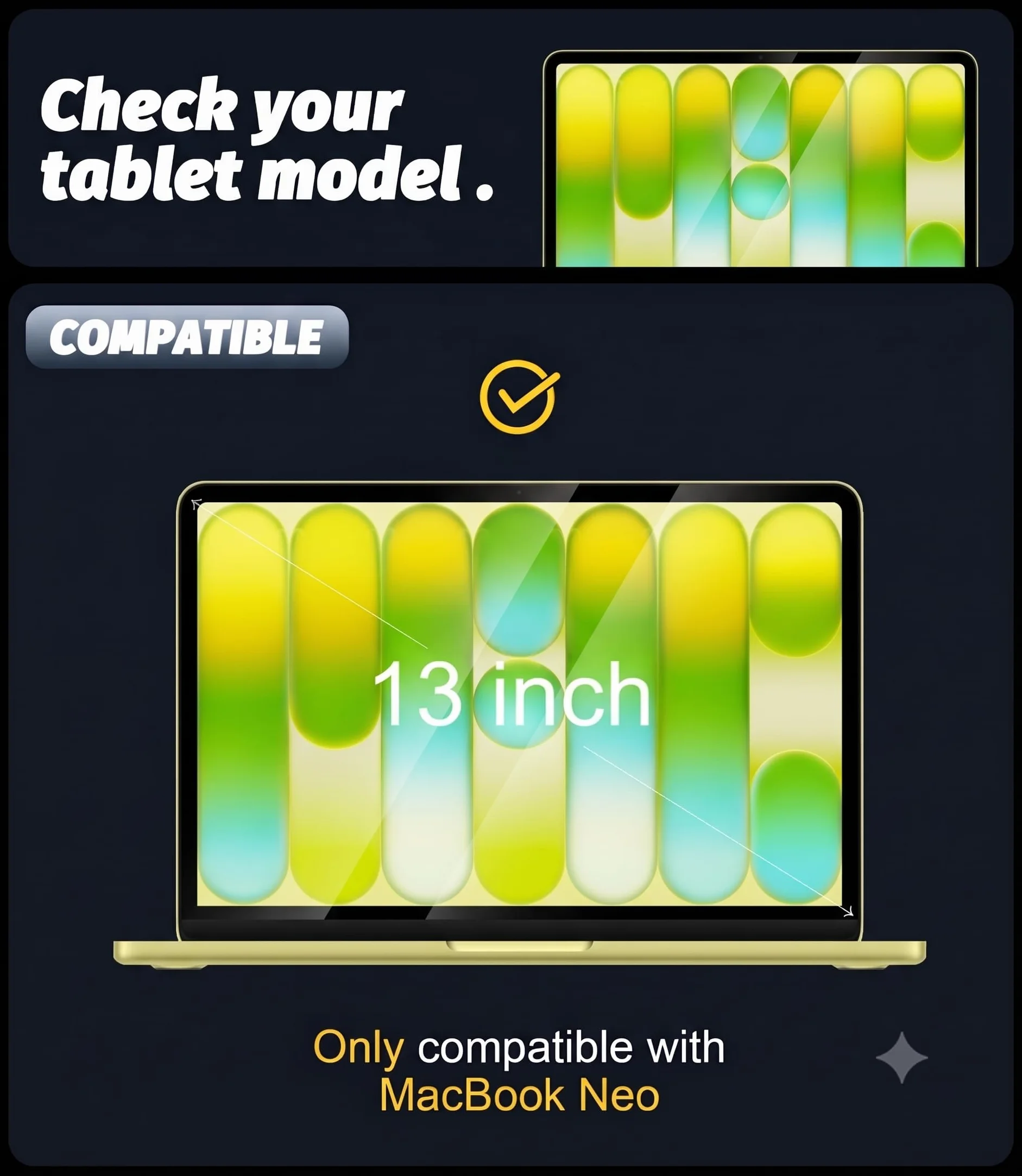 NEWZEROL Verre Trempé Mat Compatible Apple MacBook Neo 2026, Anti-Rayures Haute Définition 9H Protection D'écran