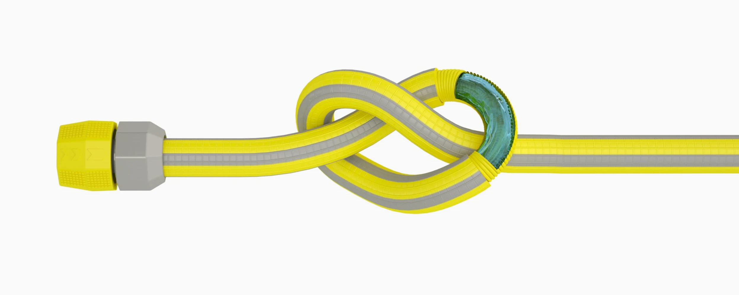 Idroeasy, Kink Kong Tuyau d'Arrosage 3/4 Pouce 22,5 Mètres Ultra-Léger, Anti-Nœud et Anti-Torsion, Non Toxique et Réparable avec 2 Raccords, Made In Italy