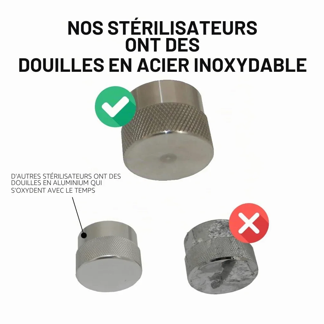 Stérilisateur d'eau Lampe UV 6 W Débit 2 lt/min pour installations micro filtration, osmose inverse et aquarium