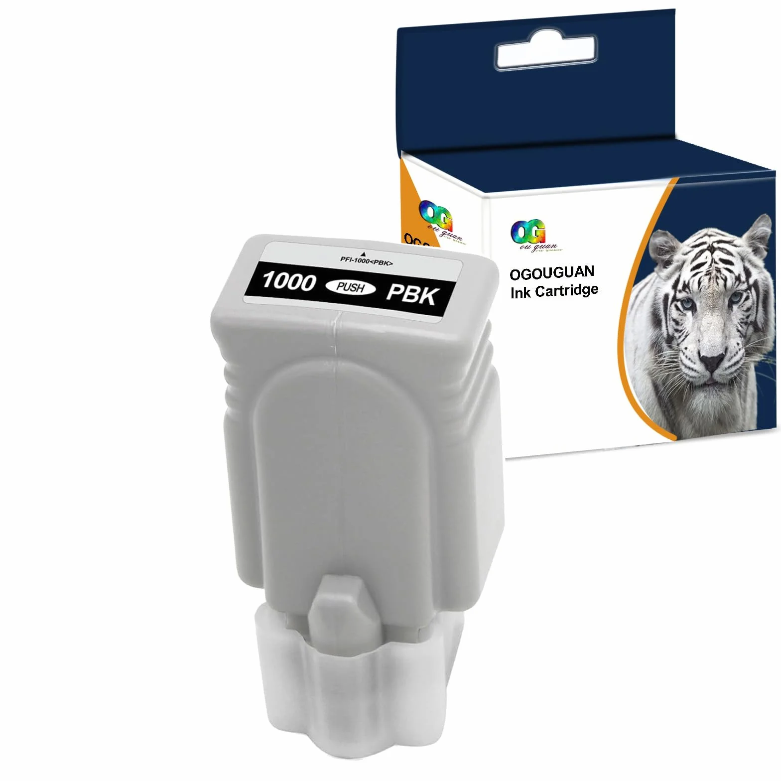 Cartouche d'encre Compatible PFI-1000R 0554C001 Pigment Remplacement pour Canon imagePROGRAF PRO-1000 (1Pack PBK)