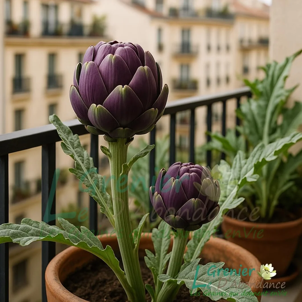 Le Grenier d'Abondance ARTICHAUT Violet de Provence Cynara scolymus 10 graines