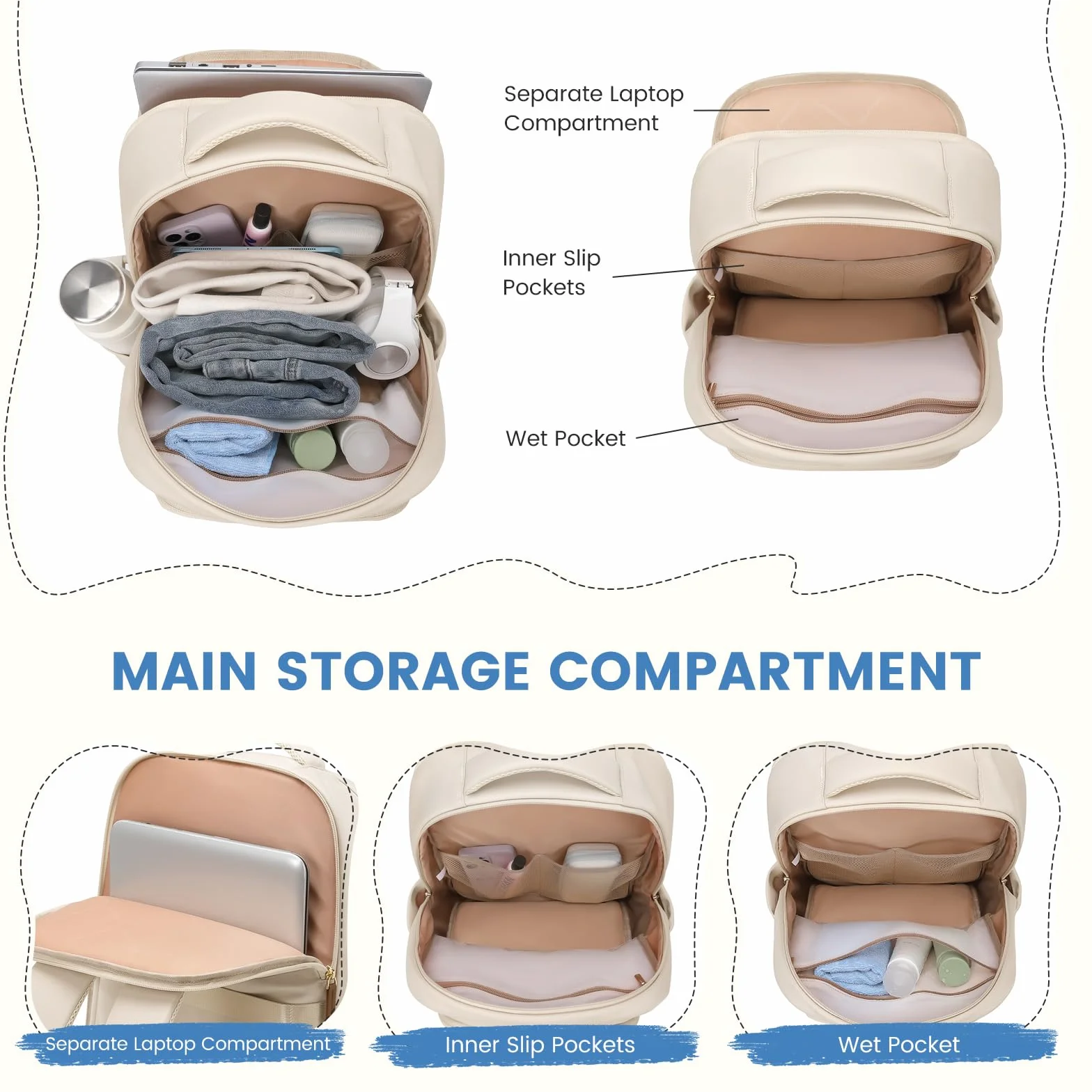 Sac à Dos Isotherme GOLF SUPAGS 16 Pouces Ordinateur Compartiment Isotherme Camping Voyage