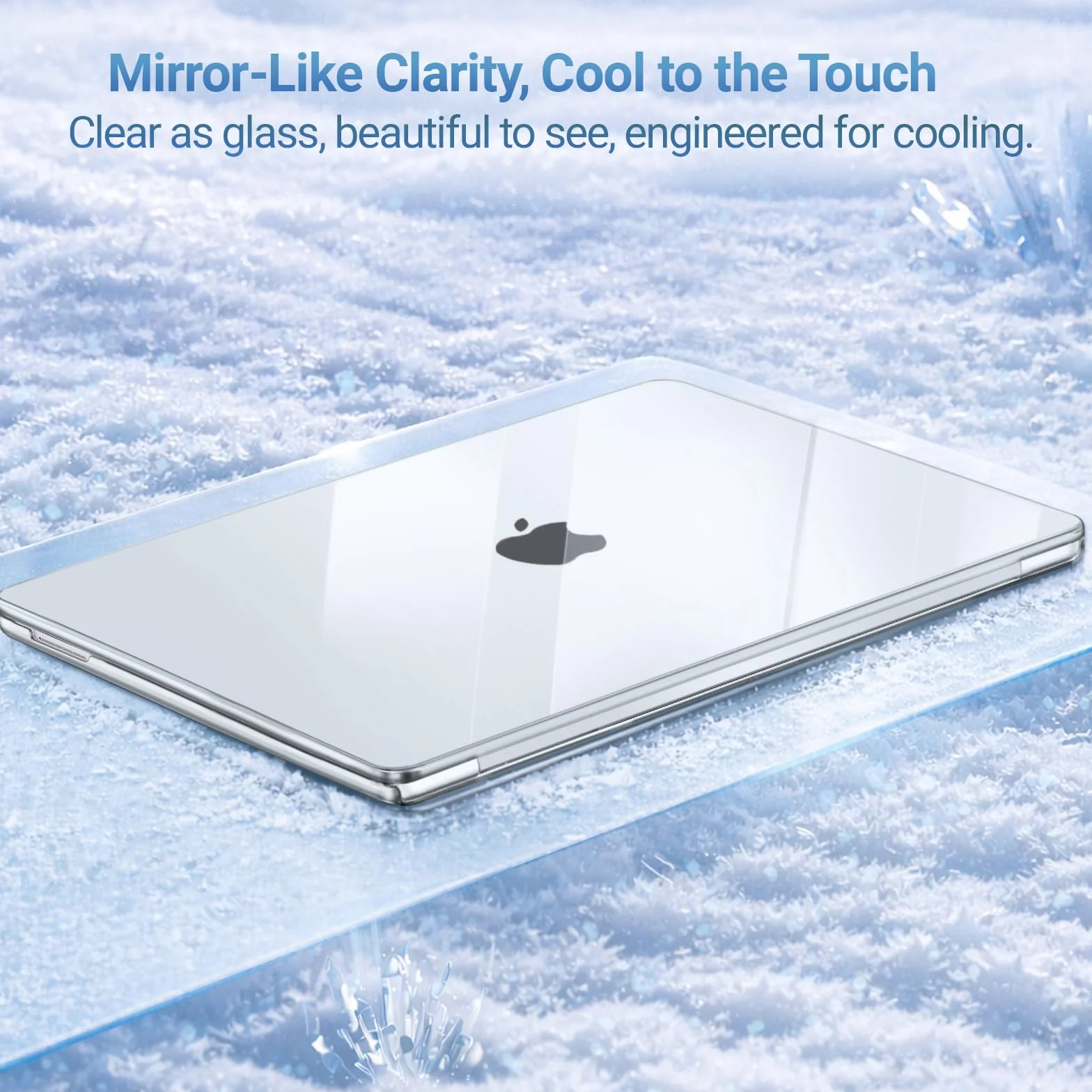 MOSISO Coque Compatible MacBook Neo 13 Pouces 2026 A3404 Puce A18 Pro Rigide Protectrice Antirays Cristal Clair