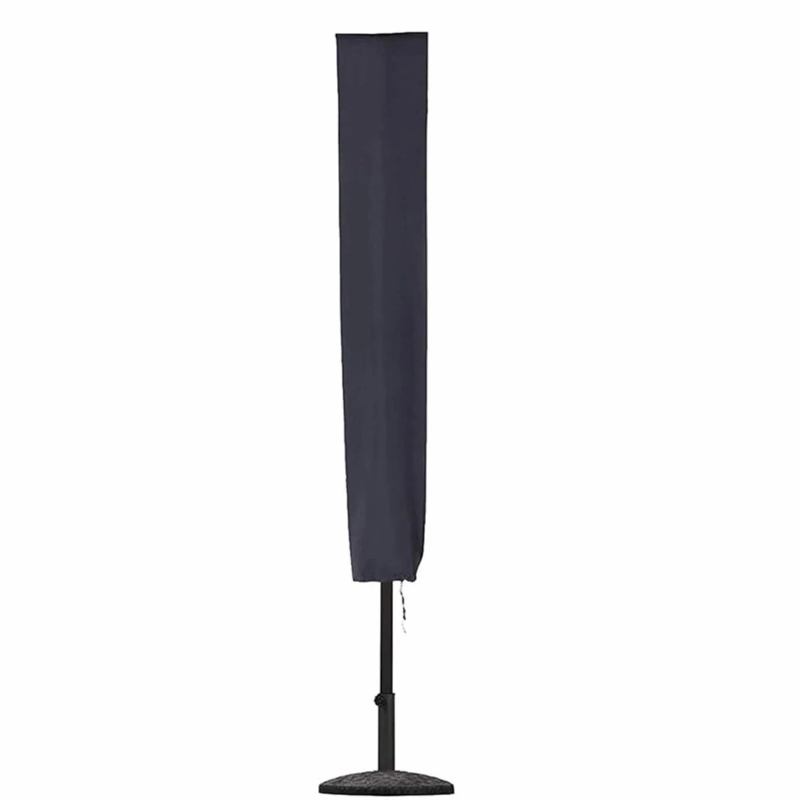Housse de parasol Oxford 600D résistant au vent 153 x 30 cm noir