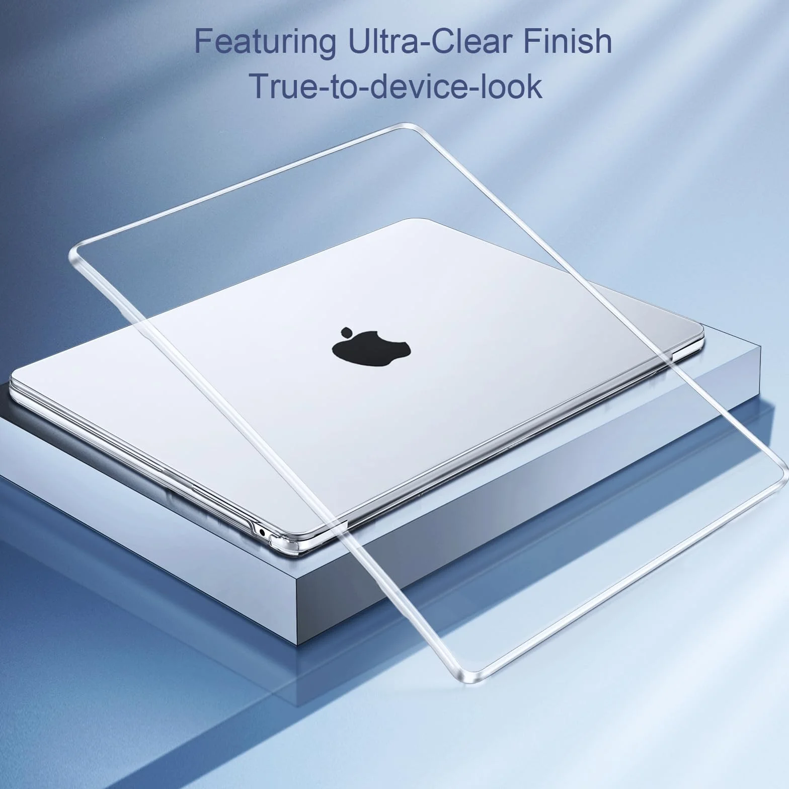 MOSISO Coque Compatible MacBook Air 15 Pouces M5 M4 M3 M2 A3448 A3241 A3114 A2941 Liquid Retina 15,3 Pouces Protection Rigide Cristal Clair