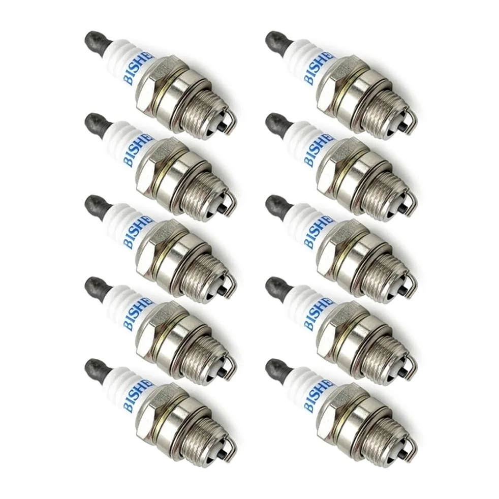 Accessoires et pièces détachées for Outils électriques : Bougie d'allumage L7T for tronçonneuse et débroussailleuse à Essence(10 pcs)