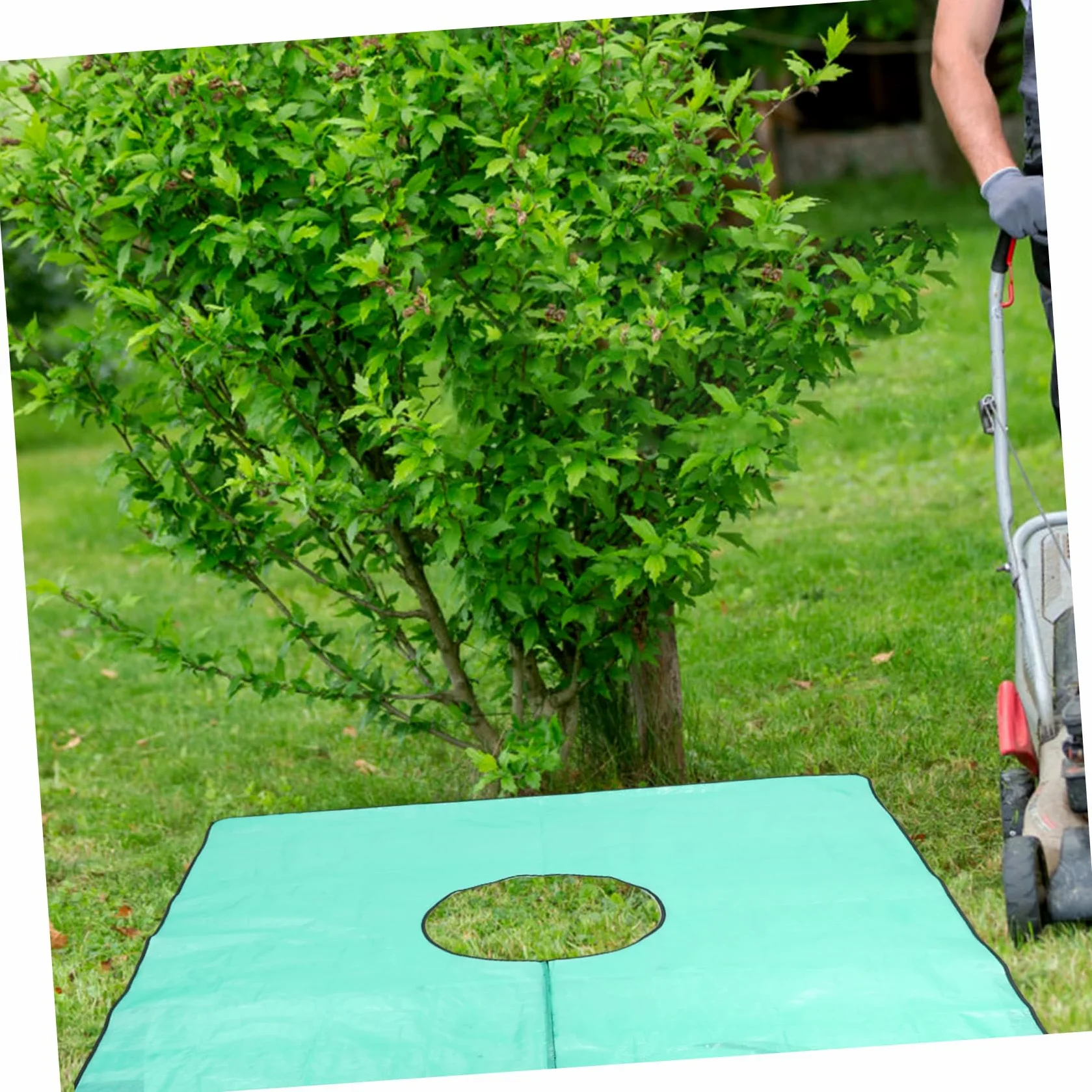 TOYANDONA Tarp De Jardin Étanche Avec Trou Pour Élagage Et Nettoyage Des Tarp De Trimming Pour Aménagement Paysager