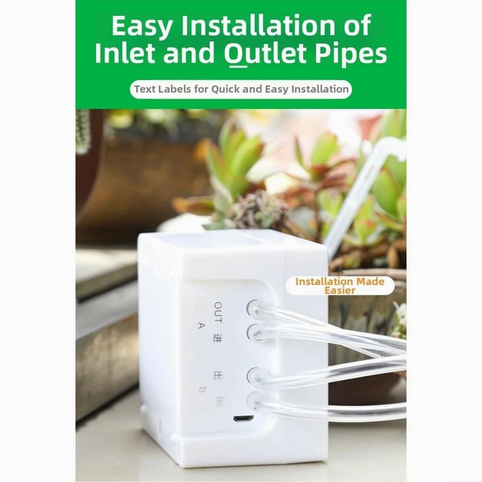 Arroseur automatique pour plantes, système d'arrosage automatique à double pompe, dispositif d'irrigation intelligent minuteur pour intérieur, jardin, balcon