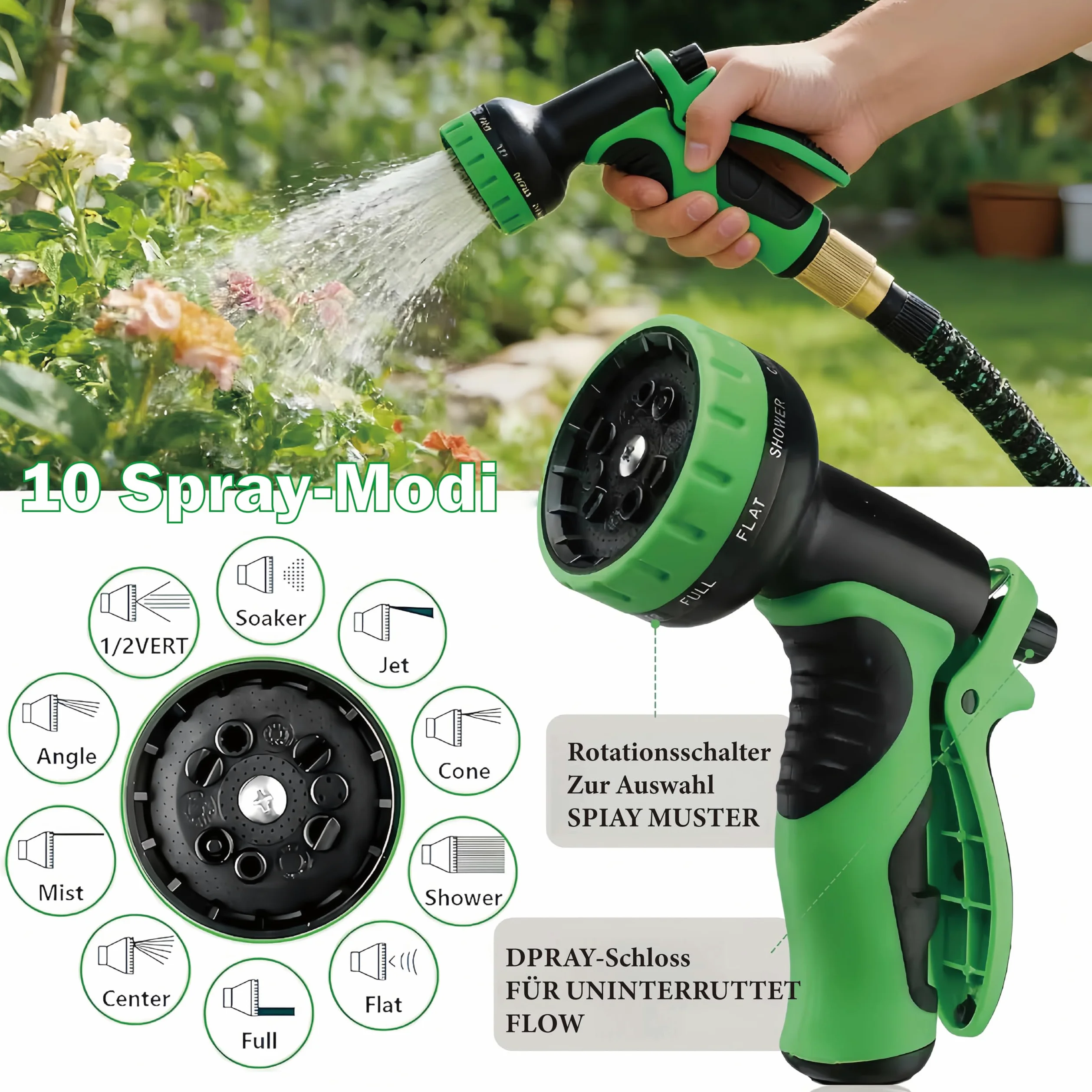 Tuyau d'arrosage extensible (150 FT)