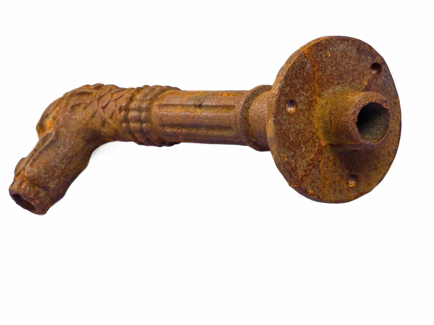 Gargouille Bec de Fontaine Fer Jardin Style Antique 48cm