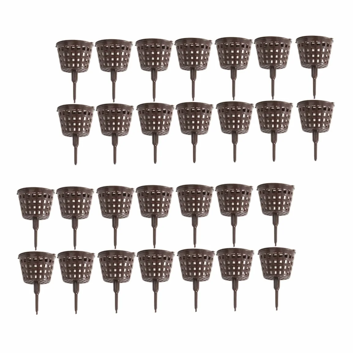 Boîte d'engrais en plastique 100pcs pour bonsaï avec couvercle outil de jardinage