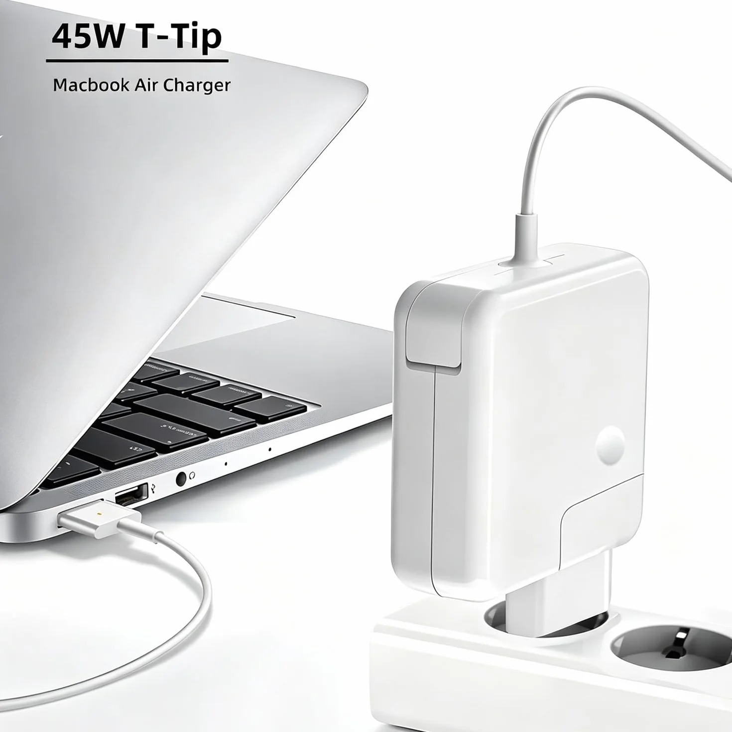 Chargeur MacBook Air 45W T-Tip Compatible A1435 A1436 A1465 A1466 2012-2017
