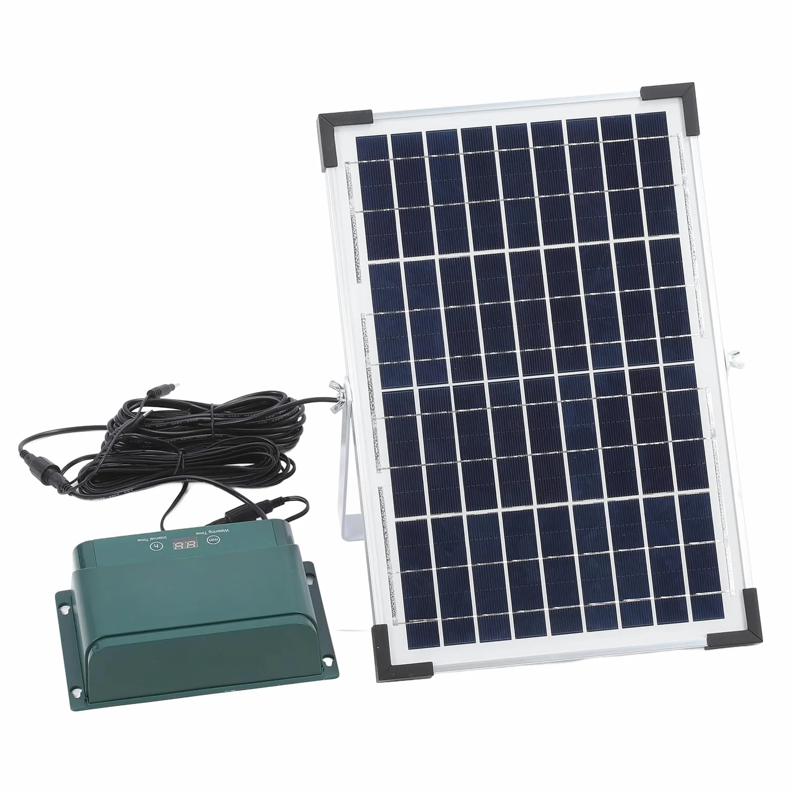 Kit D'irrigation Goutte à Goutte Solaire Automatique, Système D'arrosage Automatique en Silicium Polycristallin étanche pour Balcons et Jardins, Tuyau de 50 M