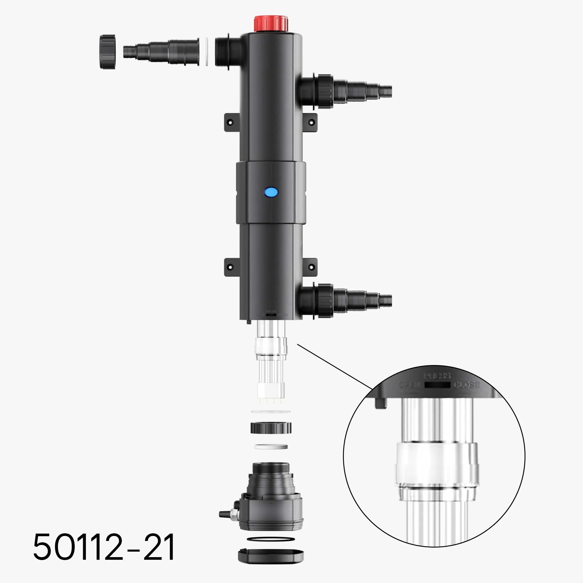 SunSun Pièce détachée Stérilisateur CUV-218C - Manche Verre à Quartz C
