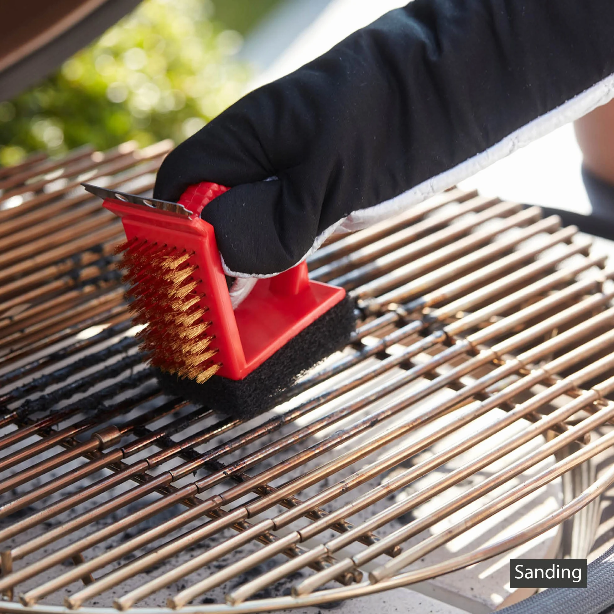 Barbecook Brosse 3 en 1 Plastique Rouge 11,5 x 7,2 x 9,5 cm