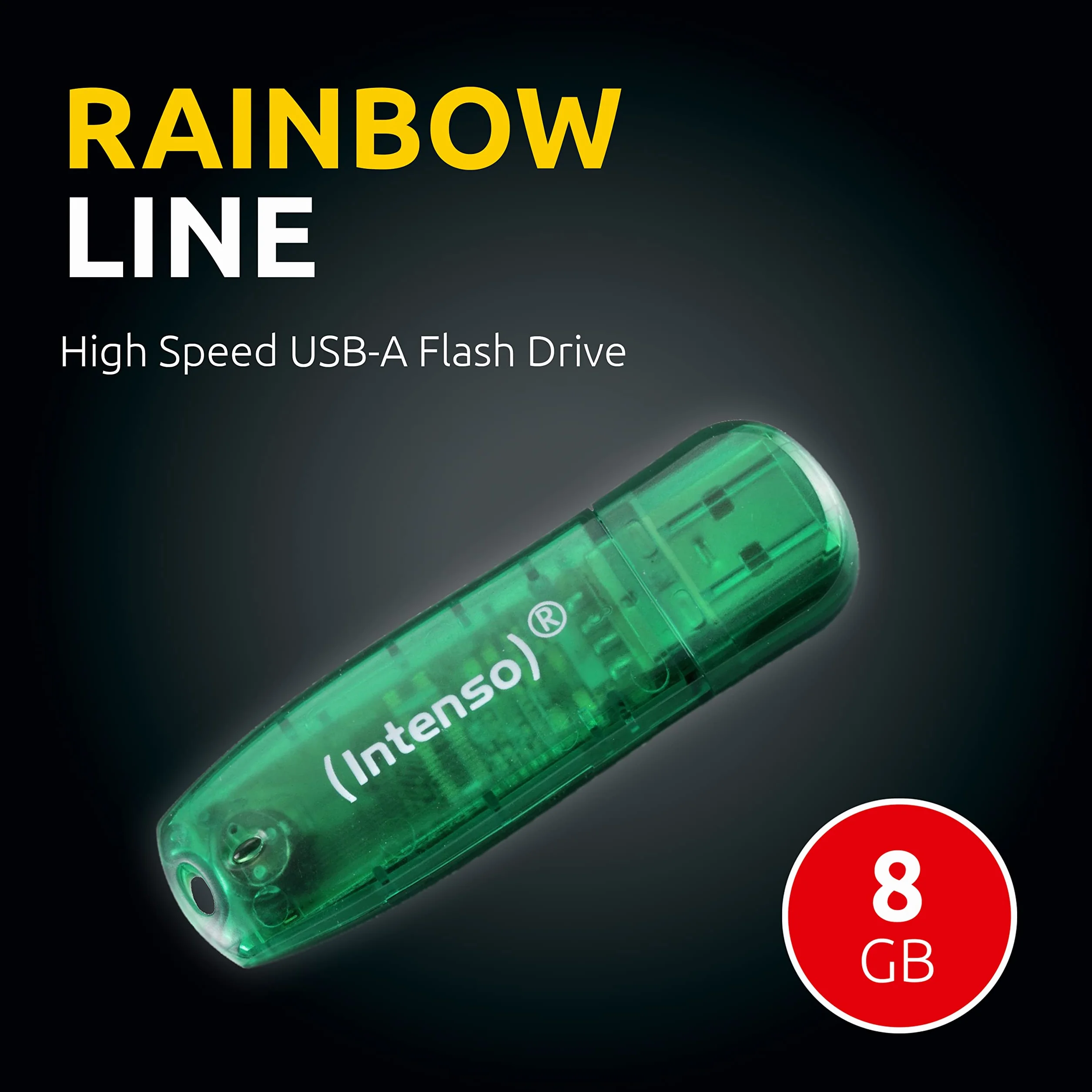 Intenso Rainbow Clé USB 2.0 8 Go Vert