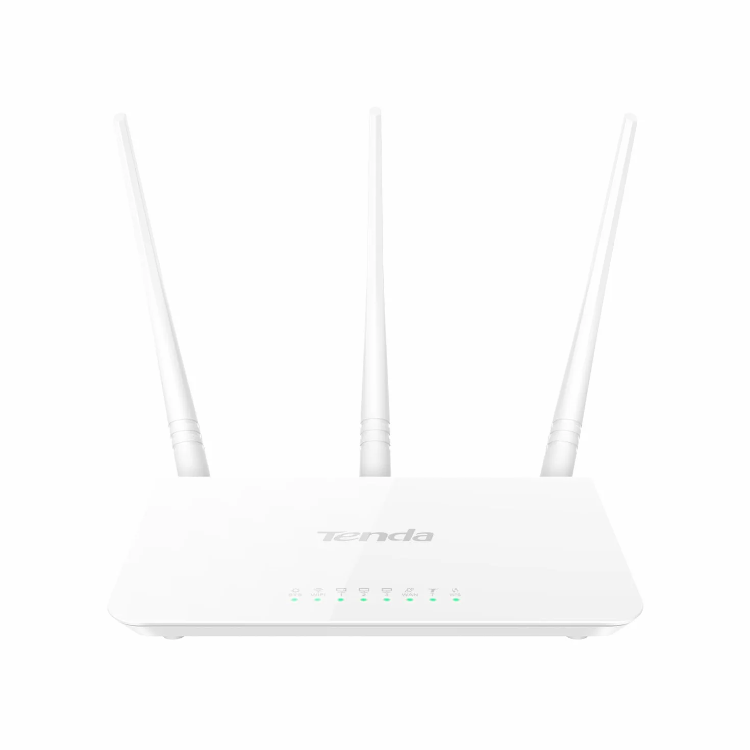 Routeur WiFi N300 Tenda F3 sans Fil 300 Mbps 2,4 GHz 3 Antennes 5dBi 3 Ports LAN/WAN Blanc