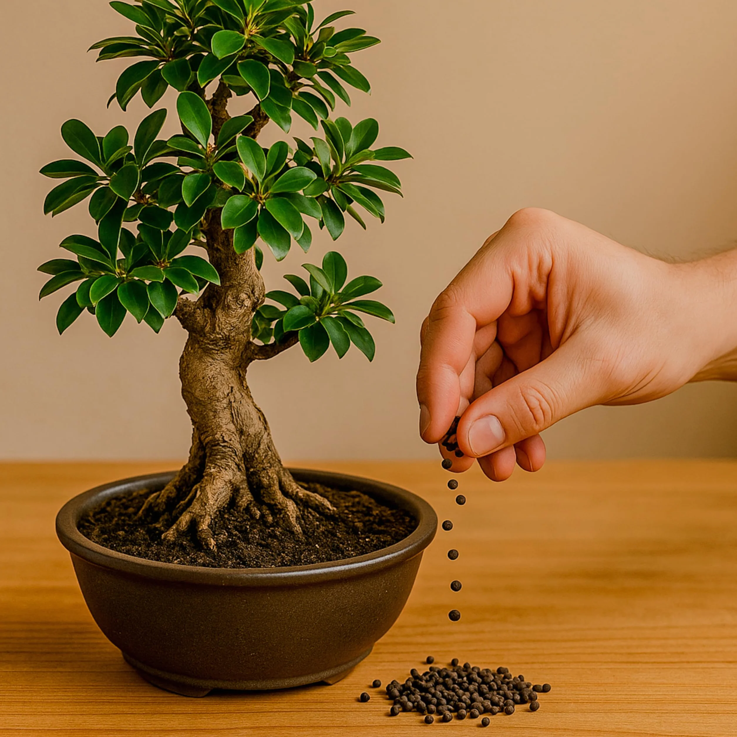 Engrais bonsaï écologique CULTIVERS 250 g fertilisant granulé NPK 8-1-5 74% matière organique