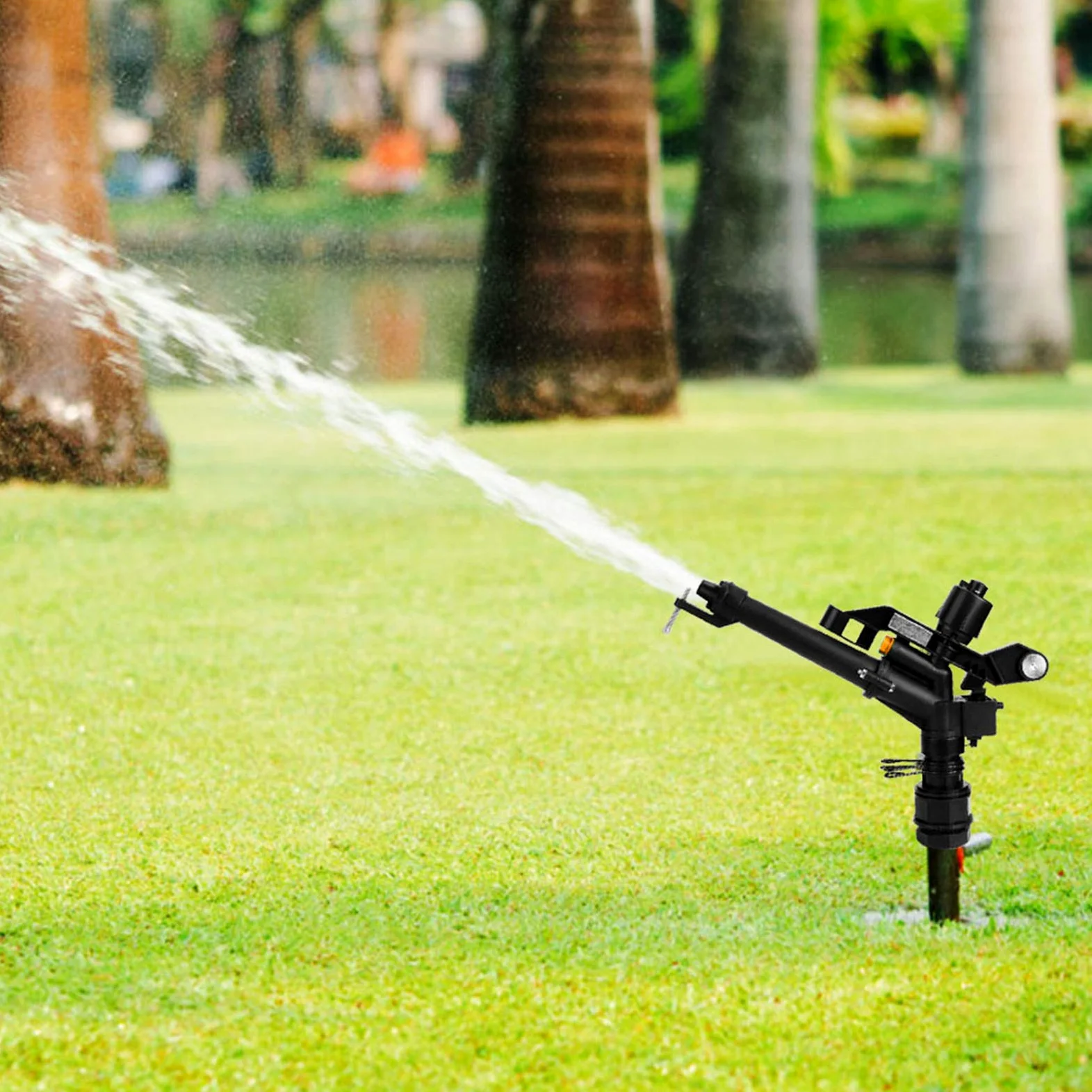 OUKENS Arroseur D'irrigation, Filetage Femelle DN25 De 1,5 Po à 1 Po Réglable à Bras Oscillant Rotatif à 360 Degrés, Arroseur D'irrigation Agricole