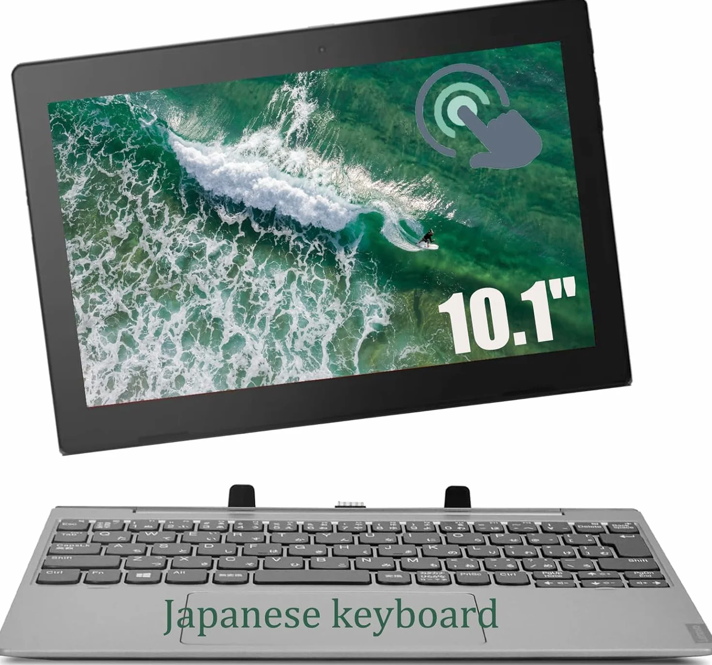 Lenovo IdeaPad D330-10IGM Portable 2 en 1 Écran Tactile Clavier Intel Celeron N4000 64 Go SSD 4 Go RAM 10,1" Windows 11 Pro Rénové