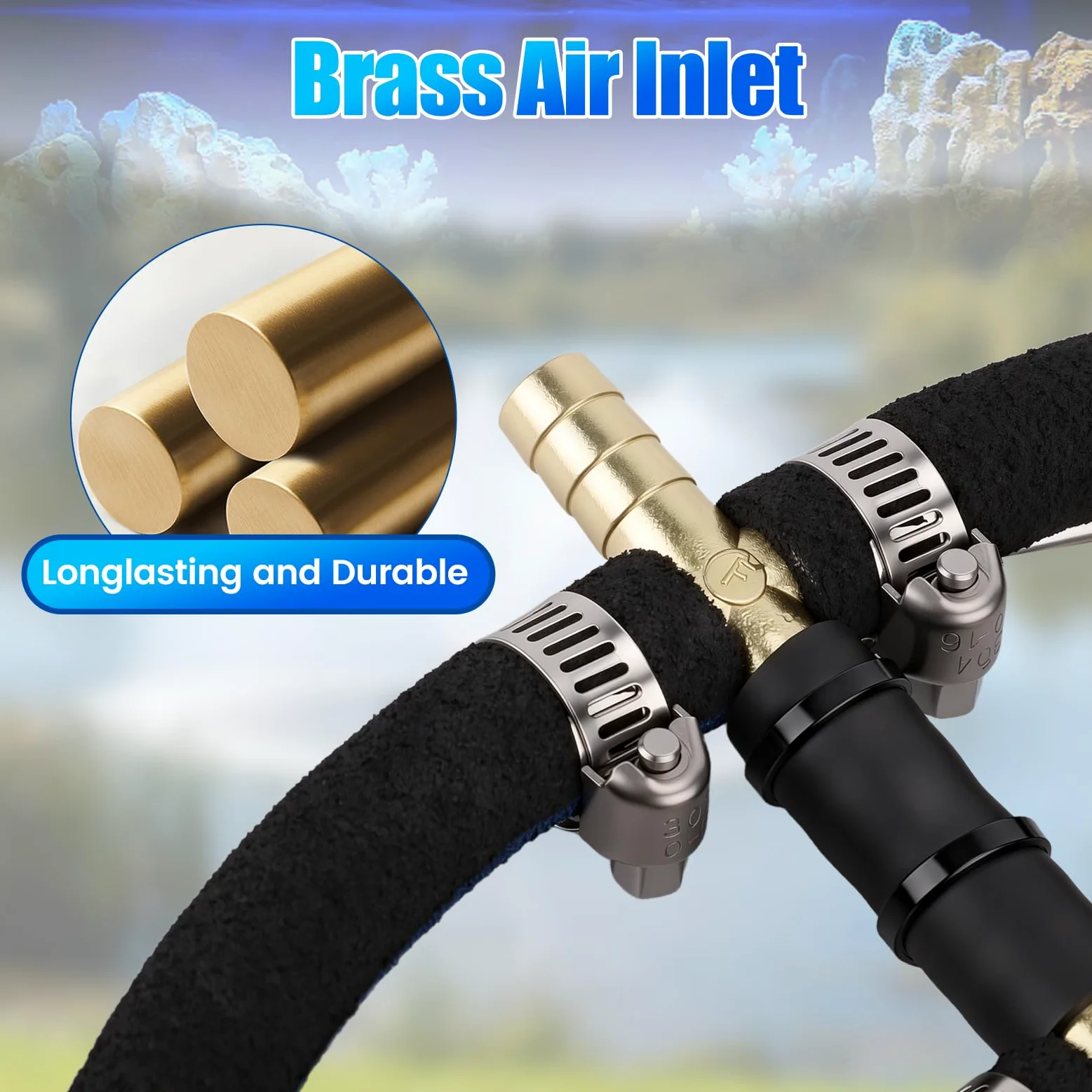 Disque D'aération pour Bassin Anneau de Diffuseur de Bulles d'air Plaque D'aération Microporeuse en Acier Inoxydable 304 Distribution Uniforme des Bulles (Double Cercle 25 cm/9,84 Pouces de