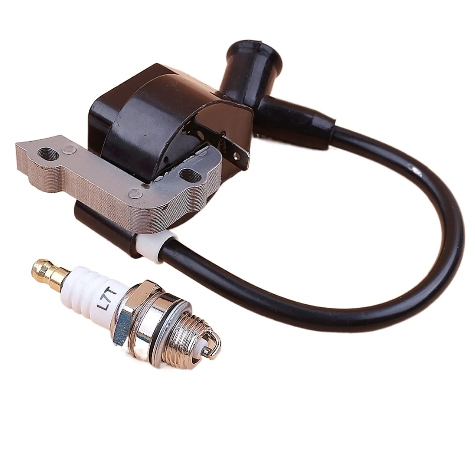 UNARAY Bobine d'allumage Bougie Kit Fit for STIHL FS55 FS55C FS46 FC55 FS38 FS45 FS55 HL45 HS45 KM55 Tondeuse Débroussailleuse 4140 400 1308