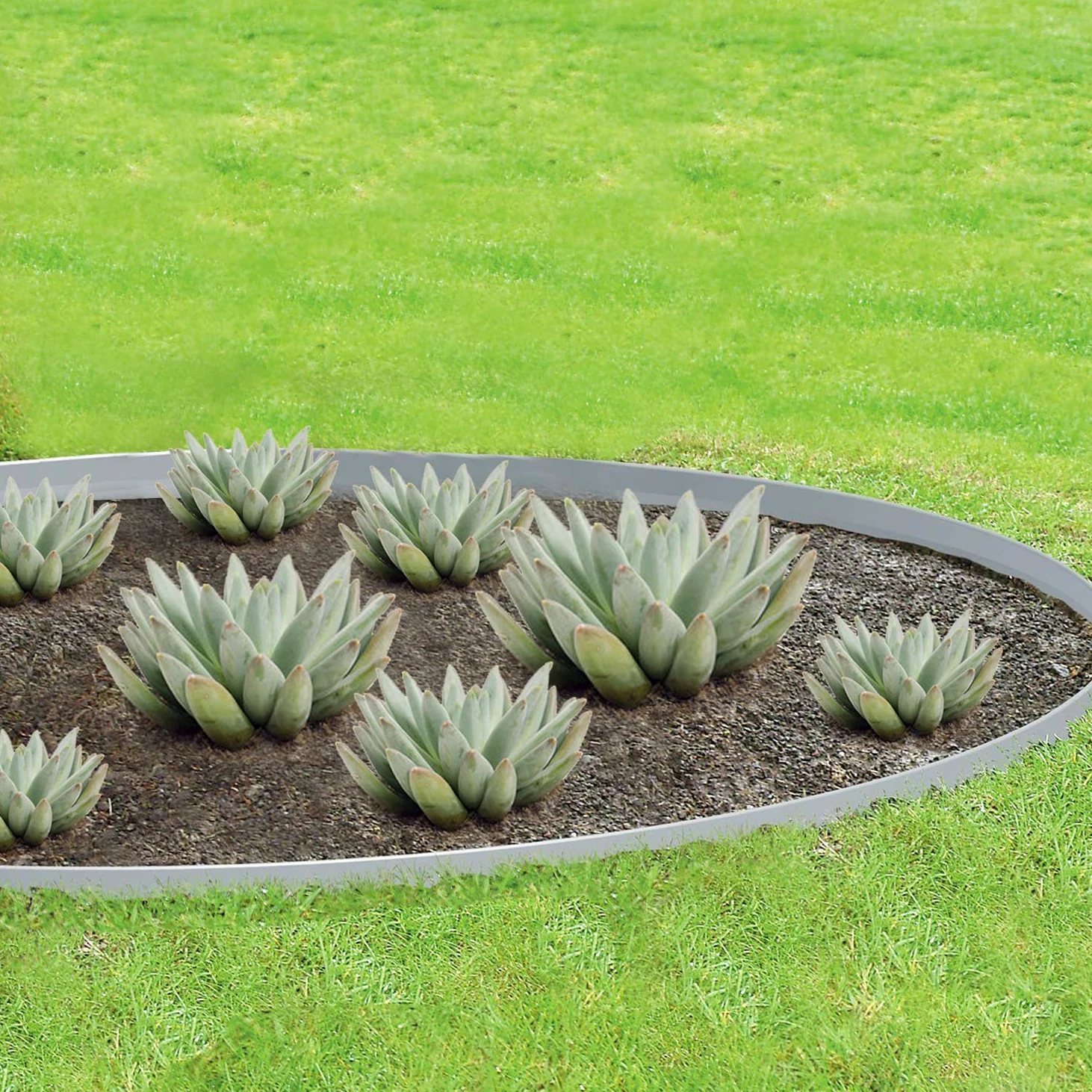 Bordure de gazon en métal galvanisé 5 m 10 m 15 m 20 m 25 m 30 m 35 m 40 m 45 m 50 m 100x15 cm, Bordure de parterre de fleurs, Bordure de pelouse en métal, Palisade, Diverses longueurs