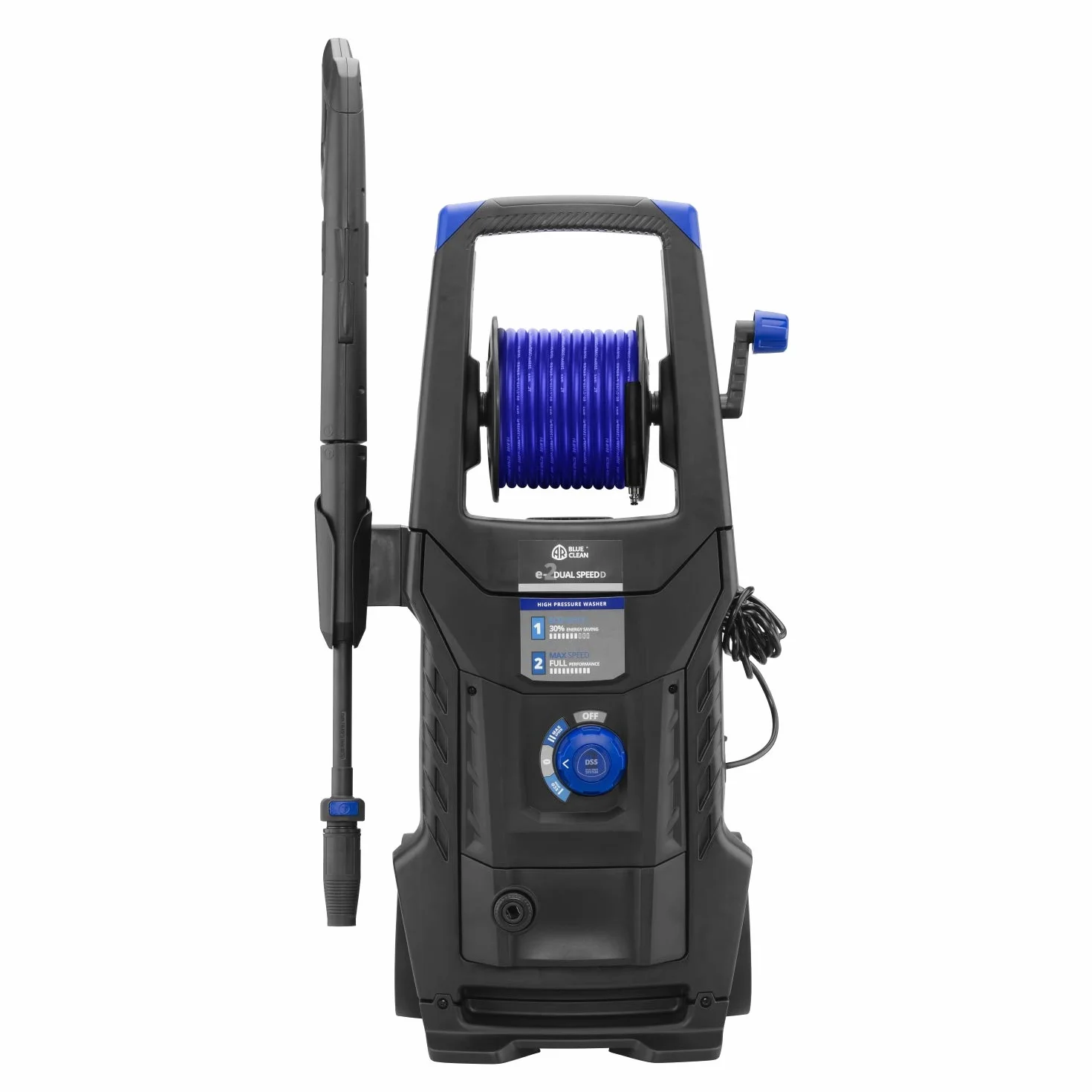 AR Blue Clean Nettoyeur Haute Pression e-2DUALSPEED D avec sonde de Débouchage pour Canalisations e Patio Cleaner (2200 W, 160 bar, 460 l/h)