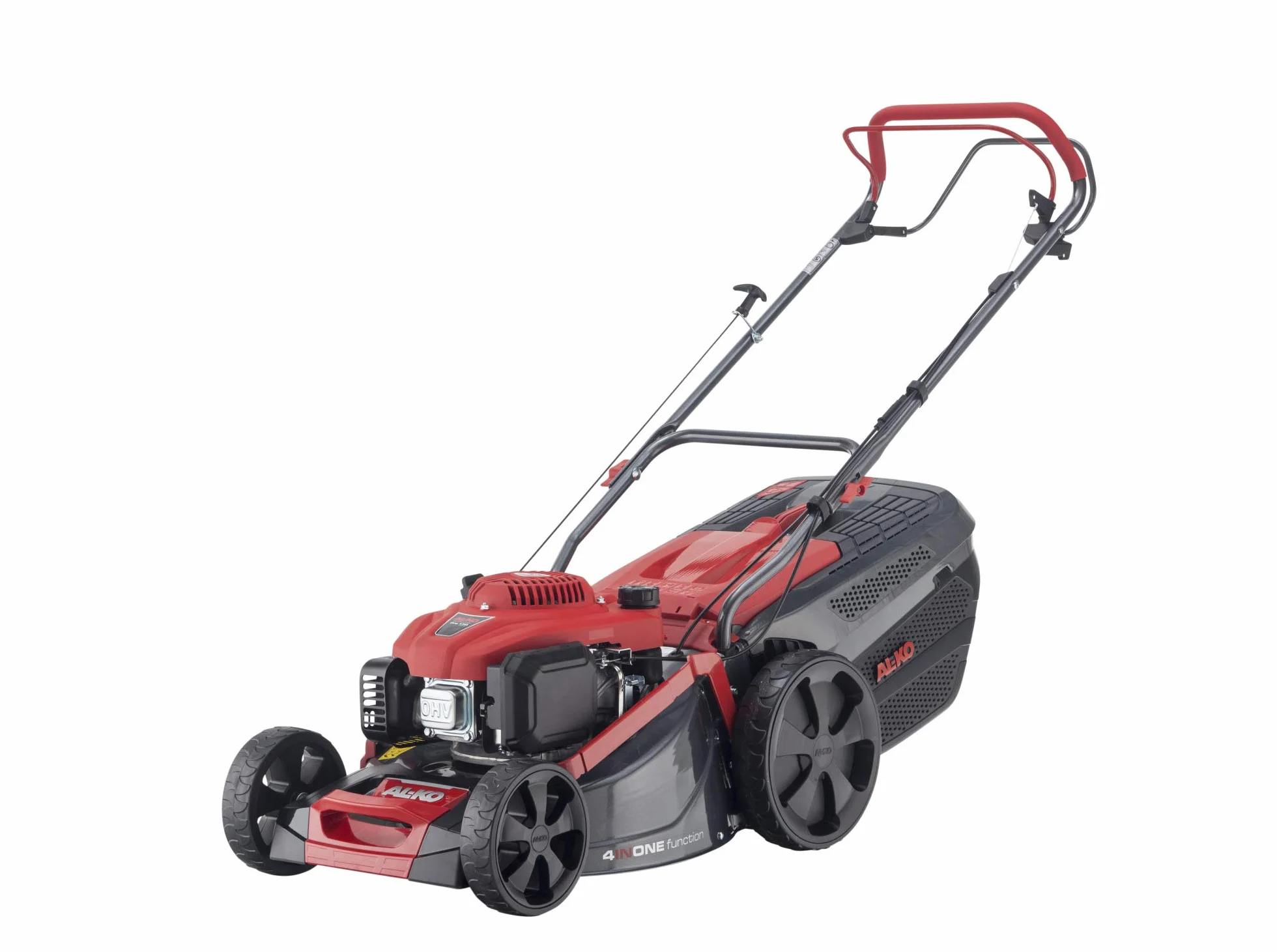 AL-KO 119946 Tondeuse à Essence Premium 470 SP-A, 46 cm lergeur de Coupe, 2.6 KW Puissance Moteur, pour Surface de Gazon jusqu'à 1.400 m², avec entraînement des Roues arrières, Fonction 4en1