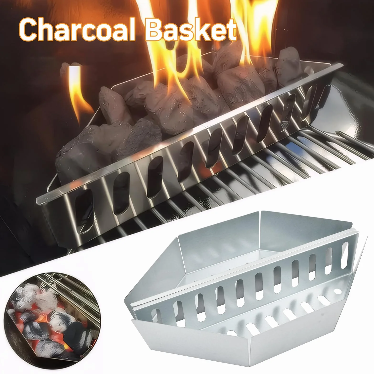 Weber Panier à Charbon Compatible Grille 57cm 7403 One Grillades