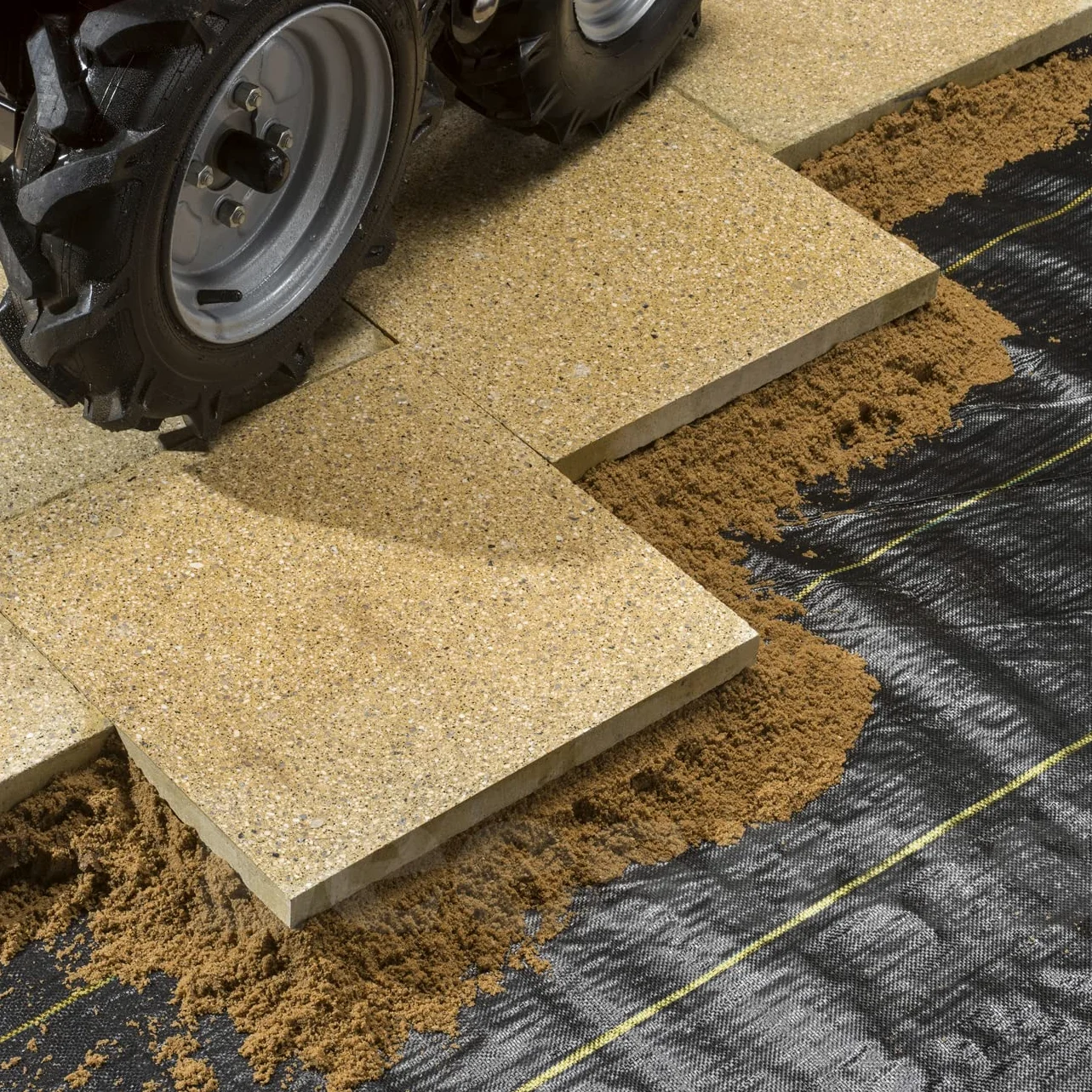 Pro-Tec 2 m Tissu de contrôle des Mauvaises Herbes Extra Heavy Duty 125 g/m² Paysage Jardin Sol Coque Membrane Doré Line Gold 2m x 50m