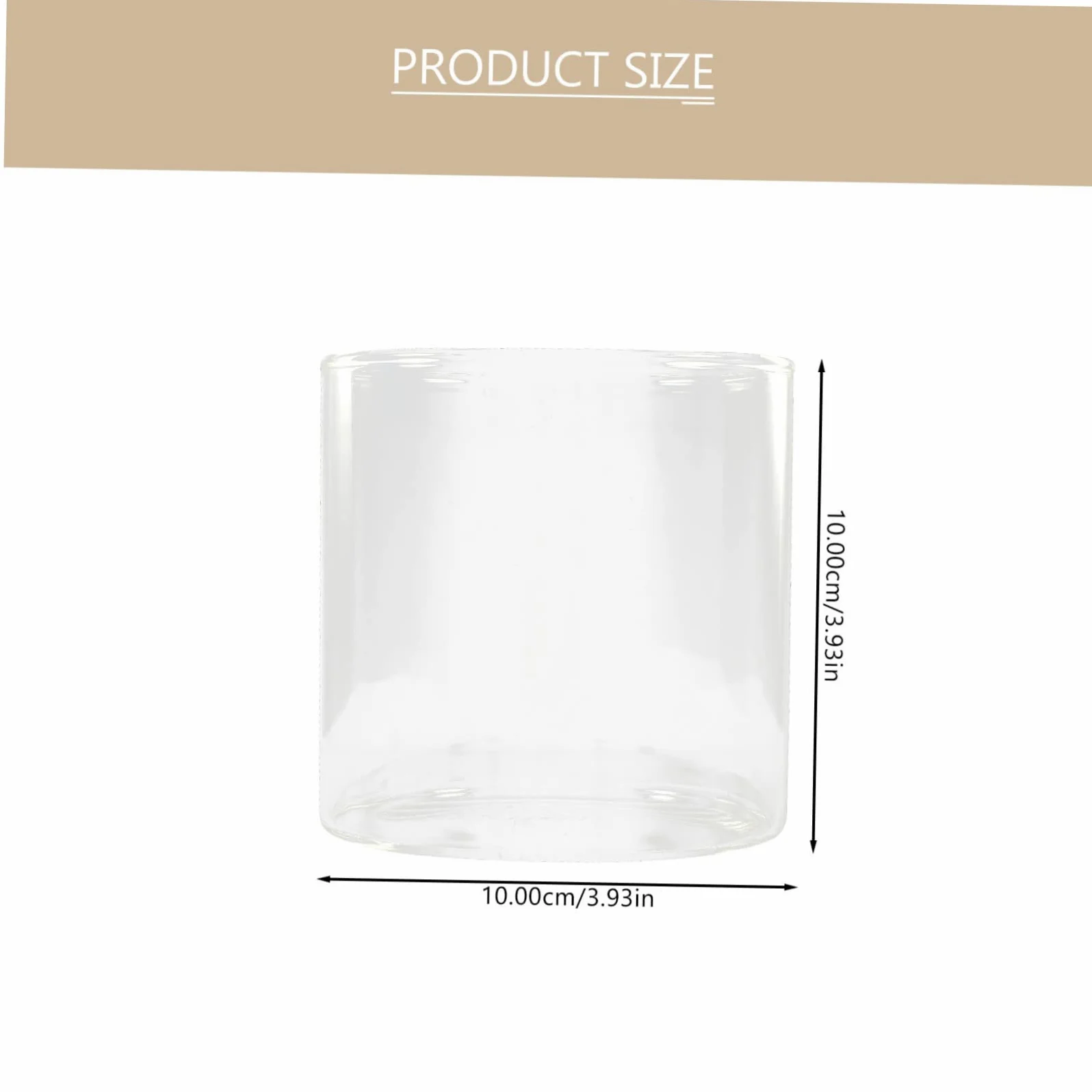 Toyvian 3 Pièces Lot de Vases Cylindriques Verre Transparent pour Compositions De Fleurs Et Aquarium Hydroponique