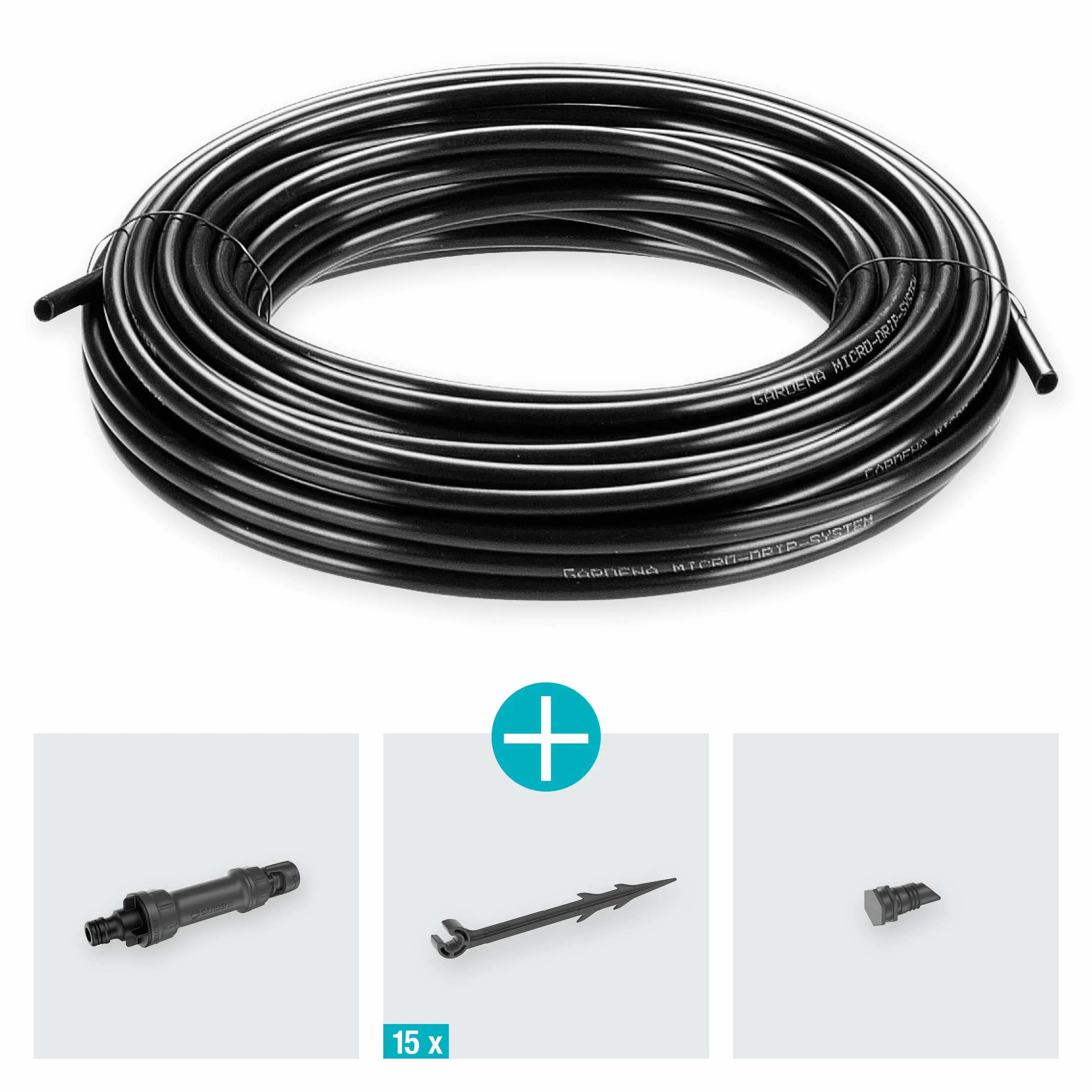 Gardena Kit d'arrosage goutte-à-goutte Micro-Drip pour rangées de plantes 13010-20