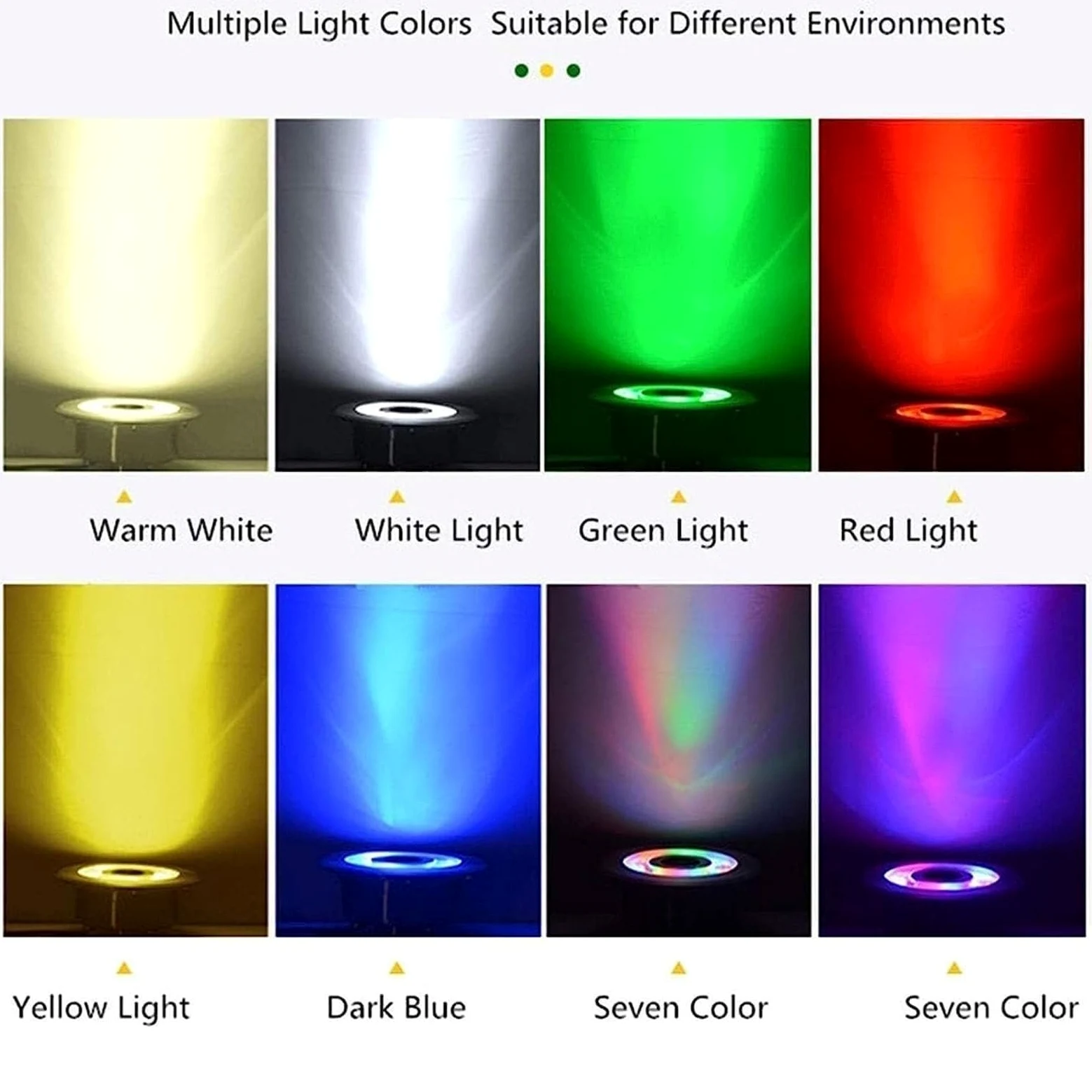 Éclairage LED Subaquatique – Lampe LED 12/24 V pour Fontaine, Projecteur Submersible pour Bassin, Étanchéité IP68, Éclairage pour Jardin, Pelouse Et Rocaille(RGB(AC 24v),15w)