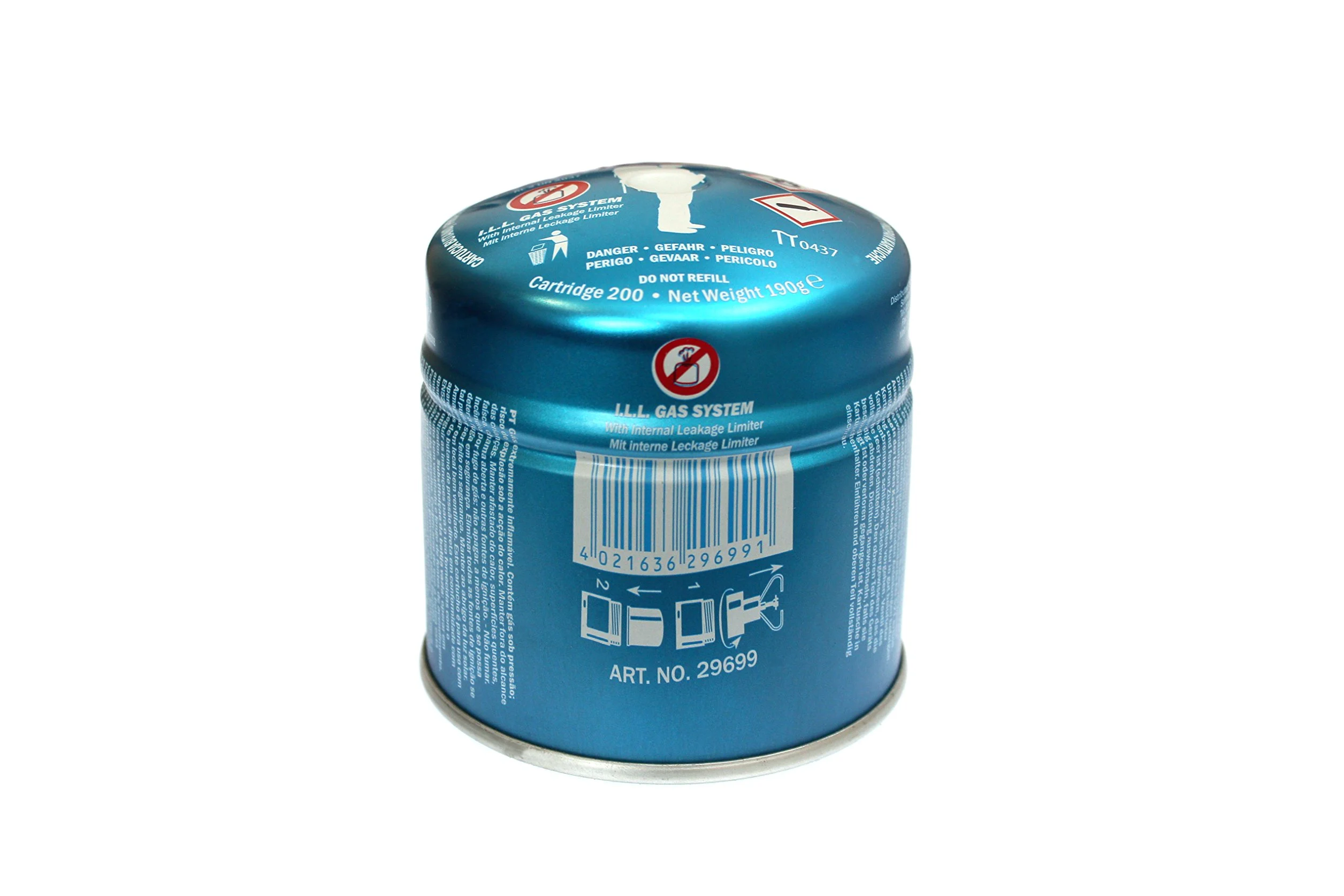 SMH Line® Lot de 36 Cartouches 190g de Rechange pour brûleur de Couleur en Butane Propane 190 g Stop GAZ Système
