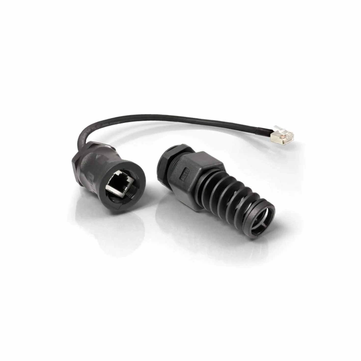 QuWireless QuRJ45 Adaptateur RJ45 extérieur IP68 16cm