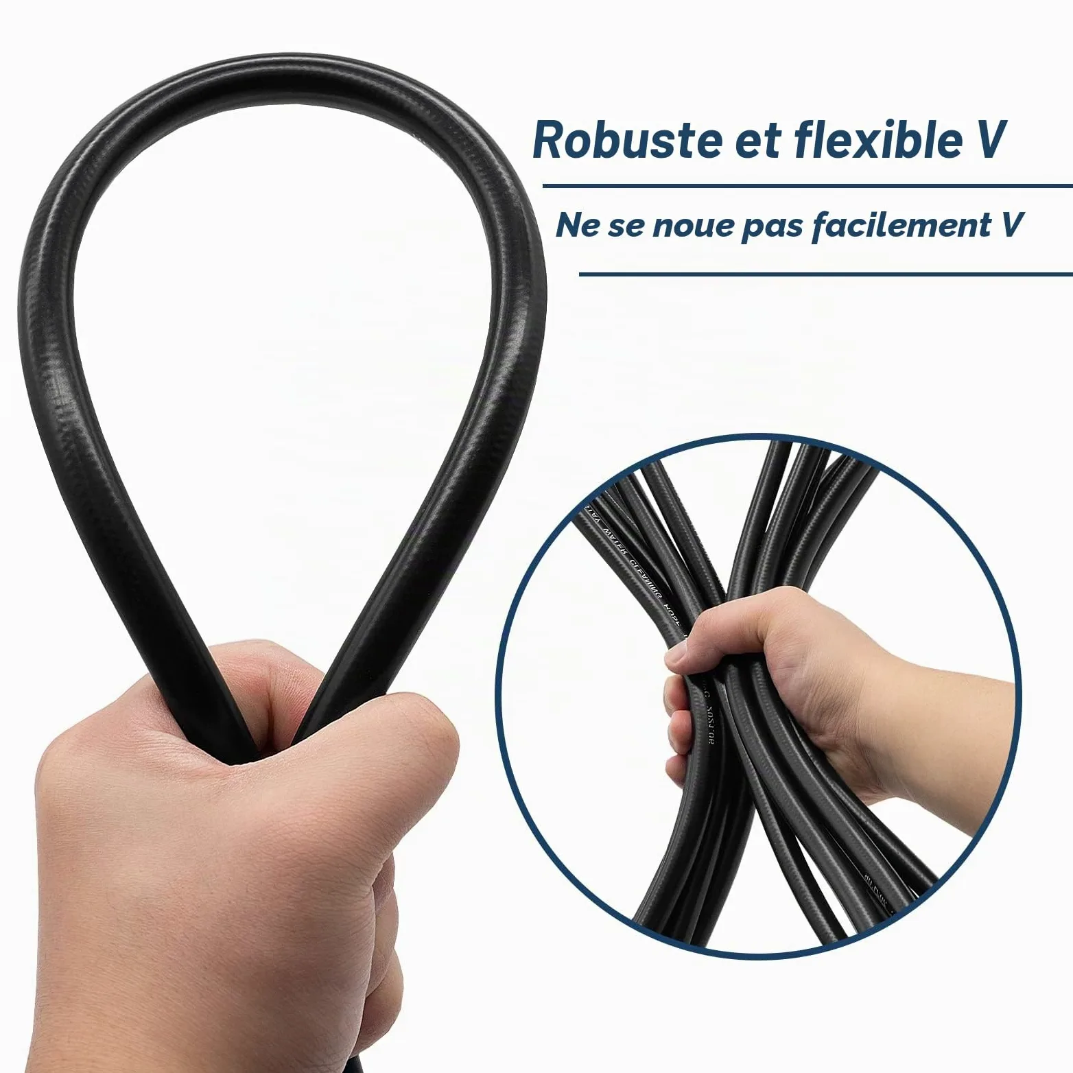 DERASL 30M Rallonge de Tuyau Haute Pression Compatible avec Karcher Nettoyeurs - Modèles Quick Connect pour K2, K3, K4, K5, K6, K7