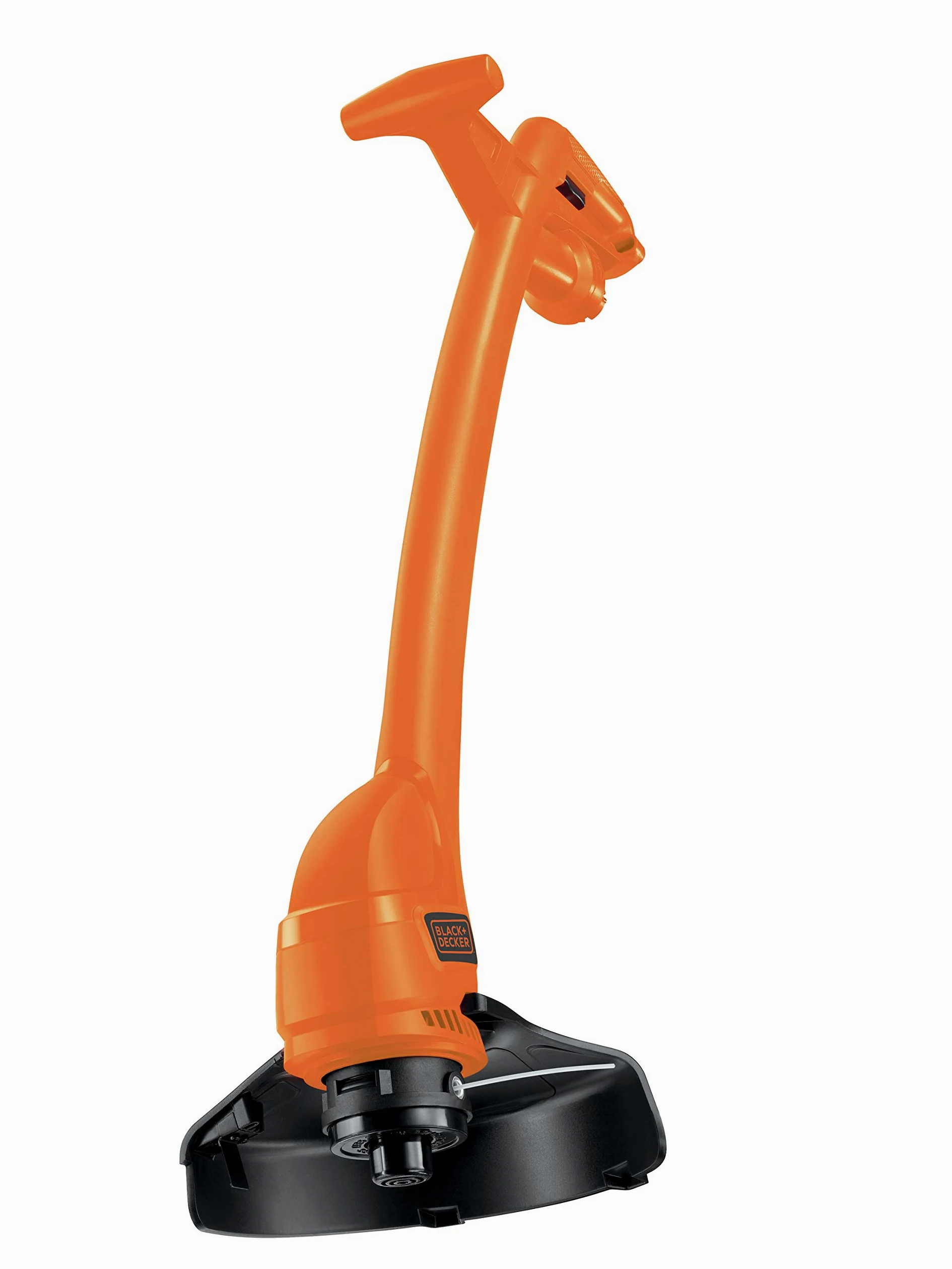 BLACK+DECKER Tondeuse Filaire 1800W, Tondeuse à Gazon Electrique 42 cm & Coupe-Bordures Filaire 350W, Coupe-Bordures Electrique 25 cm avec 2 Poignées, Déroulement du Fil par Frappe au Sol