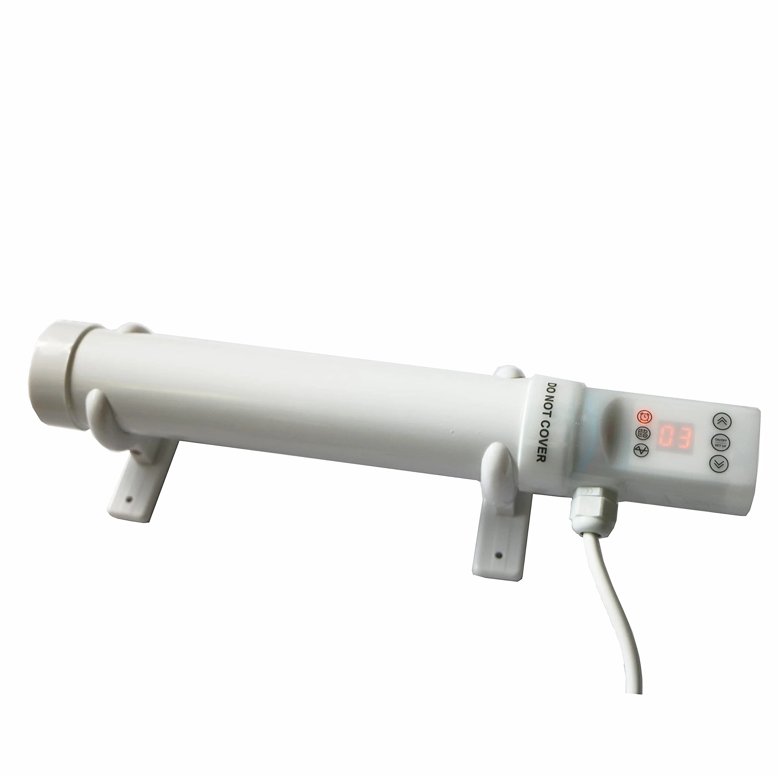 Mylek Chauffage tubulaire 60 W 340 mm minuterie numérique découpe thermique