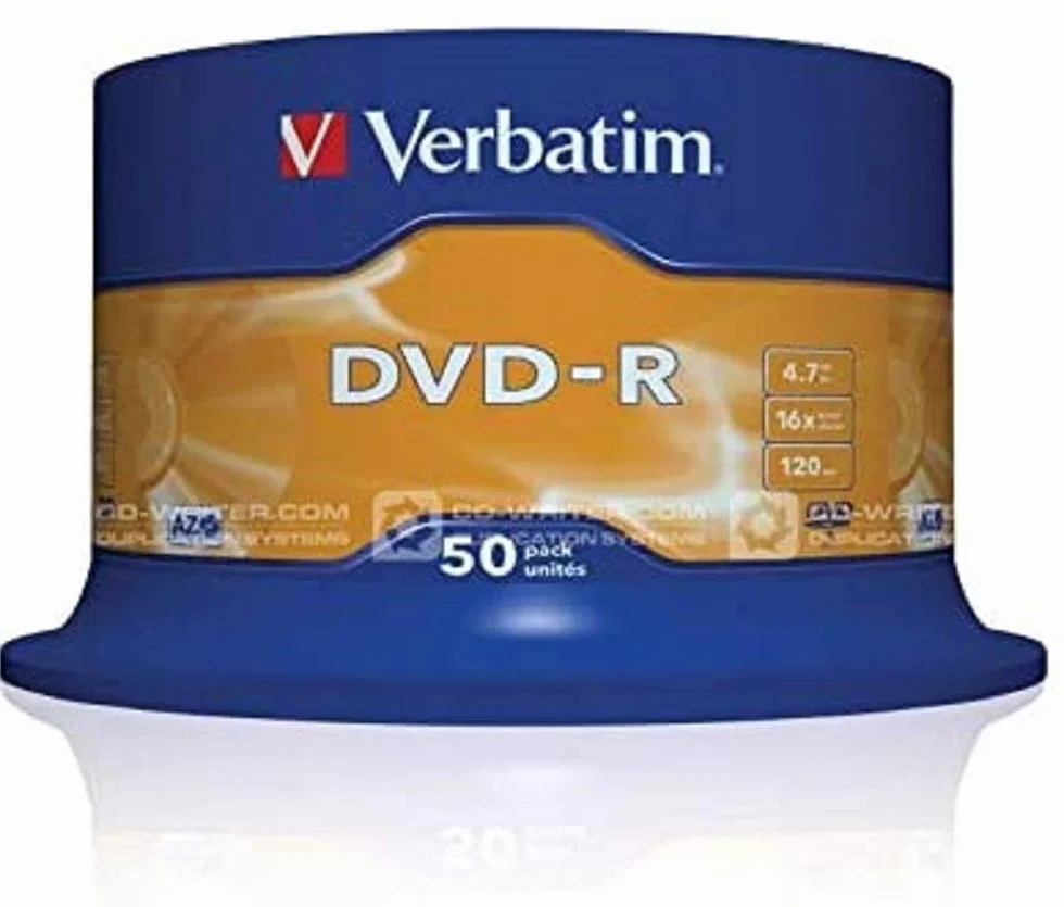 VERBATIM DVD-R AZO 4.7Gb 16X Matt Silver Cake 50