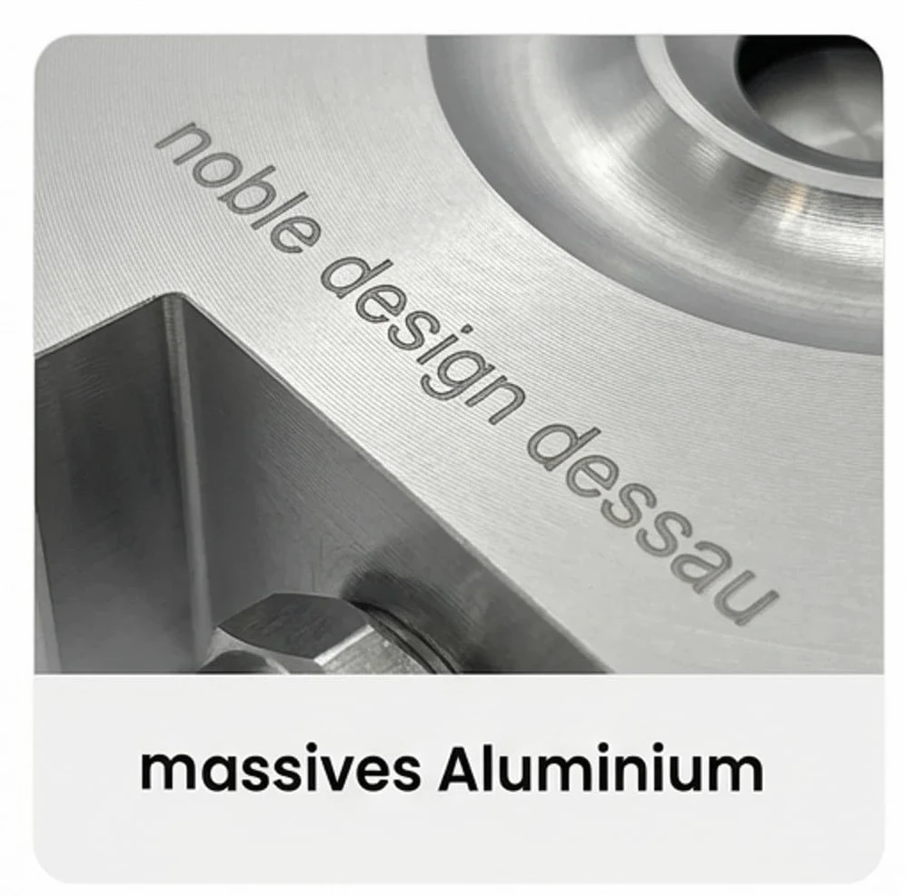 Arroseur de pelouse, type arroseur de sol, fabriqué en Allemagne, en aluminium massif