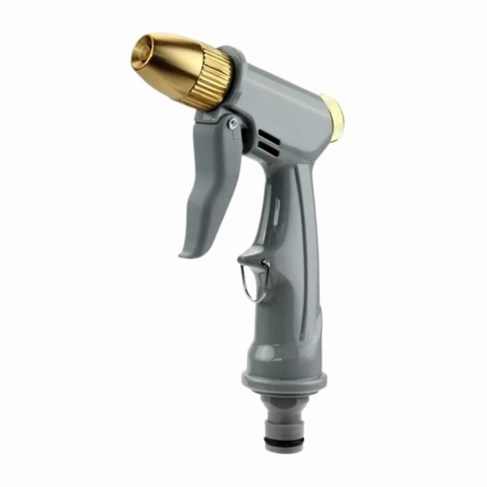 Pistolet d'arrosage avec embout multi-jets, Buse de tuyau d'eau for arroseur jardin lavage voiture, métal + plastique, mise à niveau pression