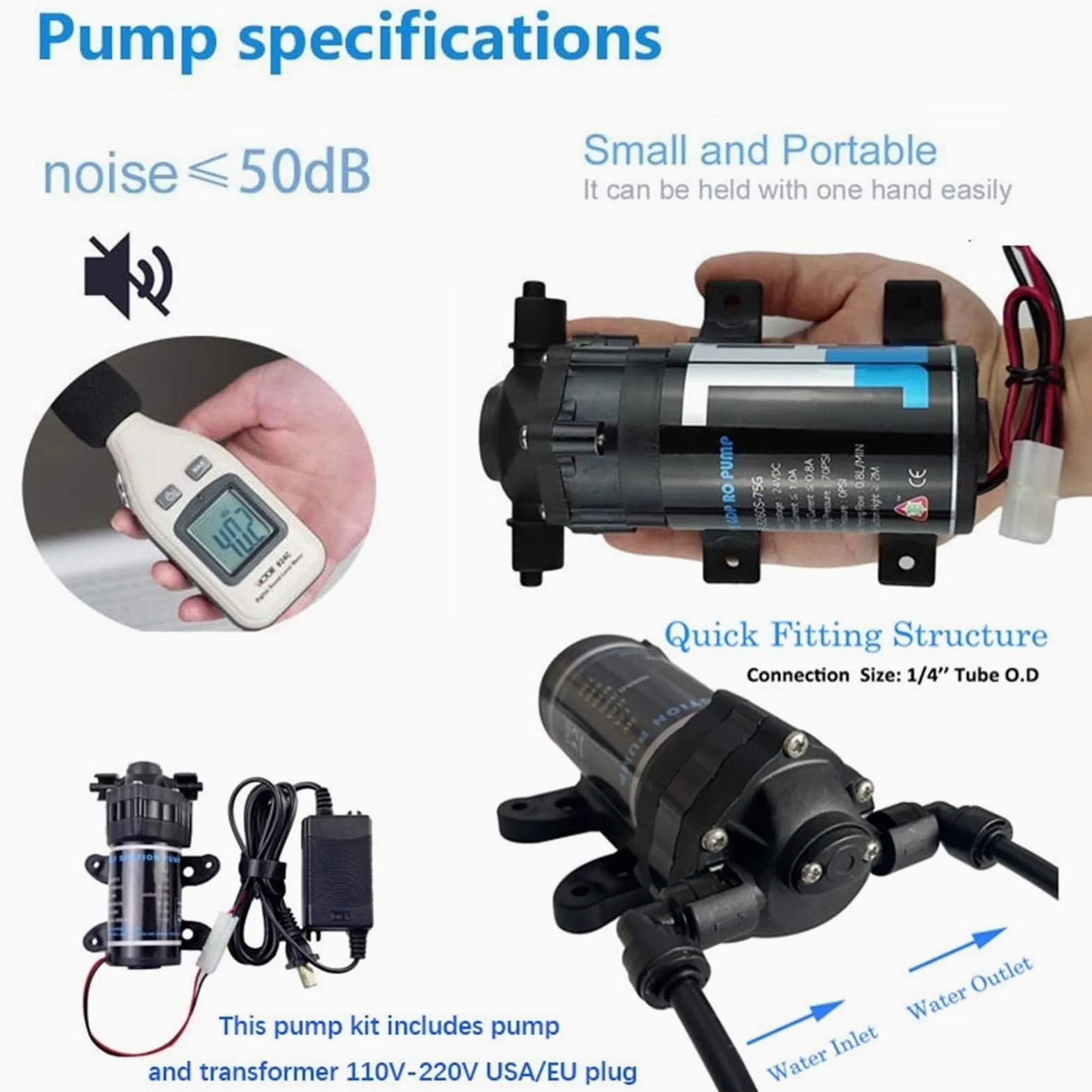 50M Système de Refroidissement brumisateur avec Minuterie et Pompe, Système de brumisation d'extérieur Automatique, kit d'irrigation Goutte à Goutte Automatique