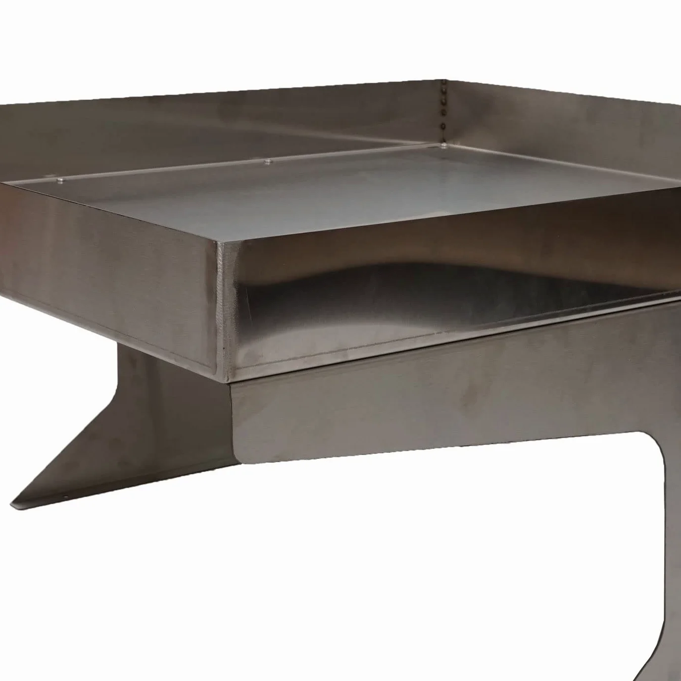 Garage pour Tondeuse-Robot avec bac à Plantes HWC-G60 métal 37x60x70cm INOX