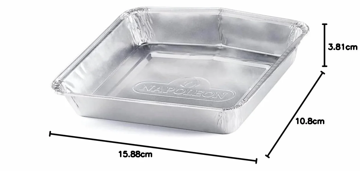 Napoleon 62006 Lot de 5 bacs à Graisse jetables en Aluminium