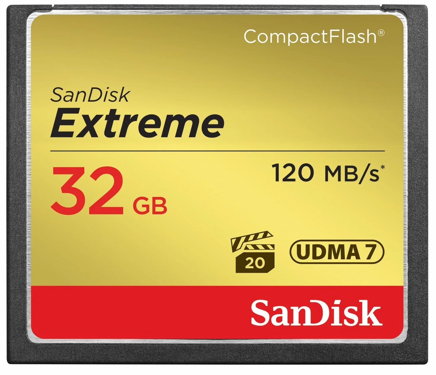 SanDisk Extreme CompactFlash 32 Go Carte Mémoire UDMA7 120 Mo/s